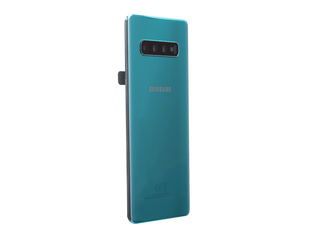 Oryginalna Klapka baterii Samsung SM-G975 Galaxy S10 Plus - zielona (Demontaż) Grade A