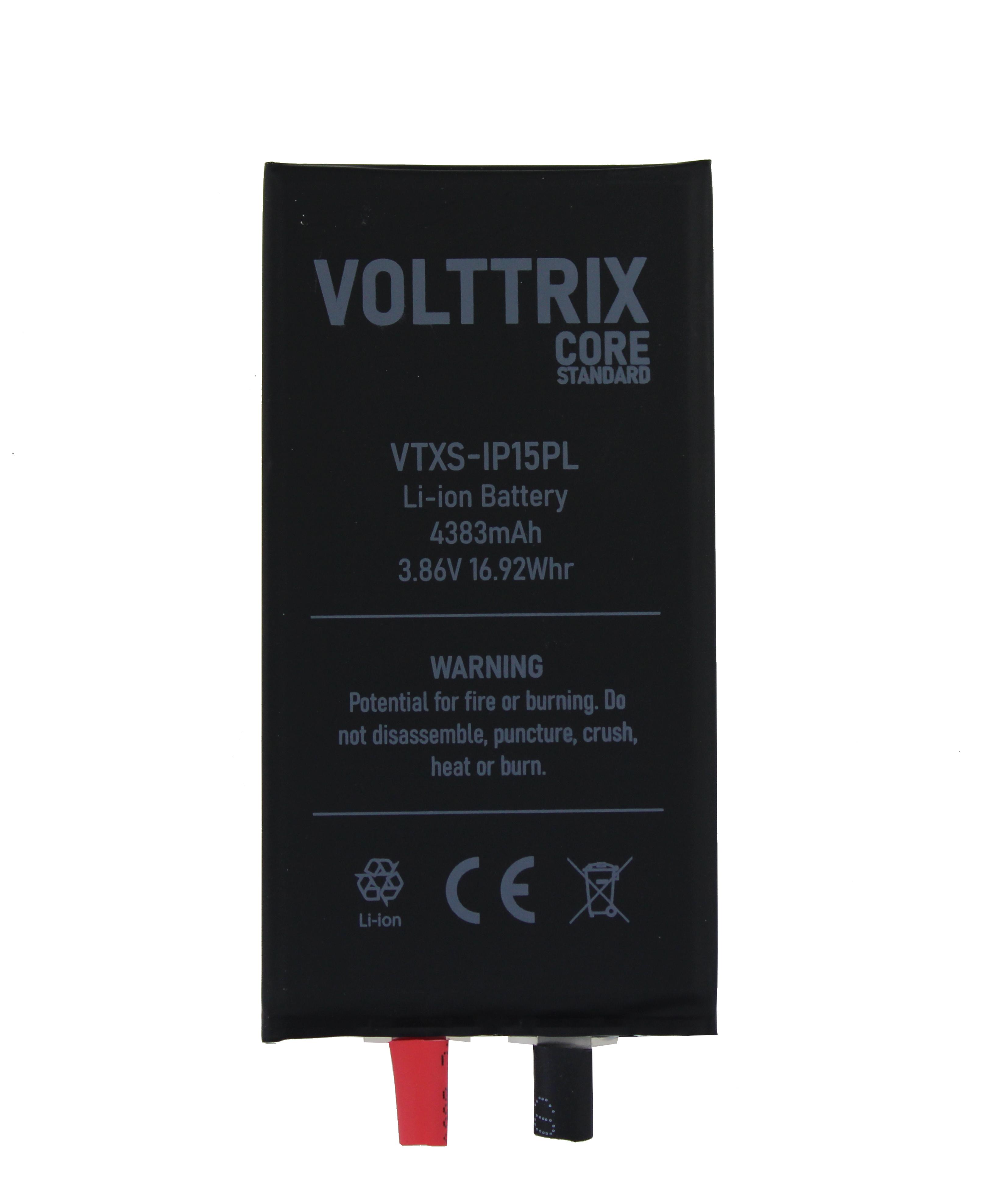 Battery Without Flex Volttrix Core iPhone 15 Plus (Core) 4383 mAh