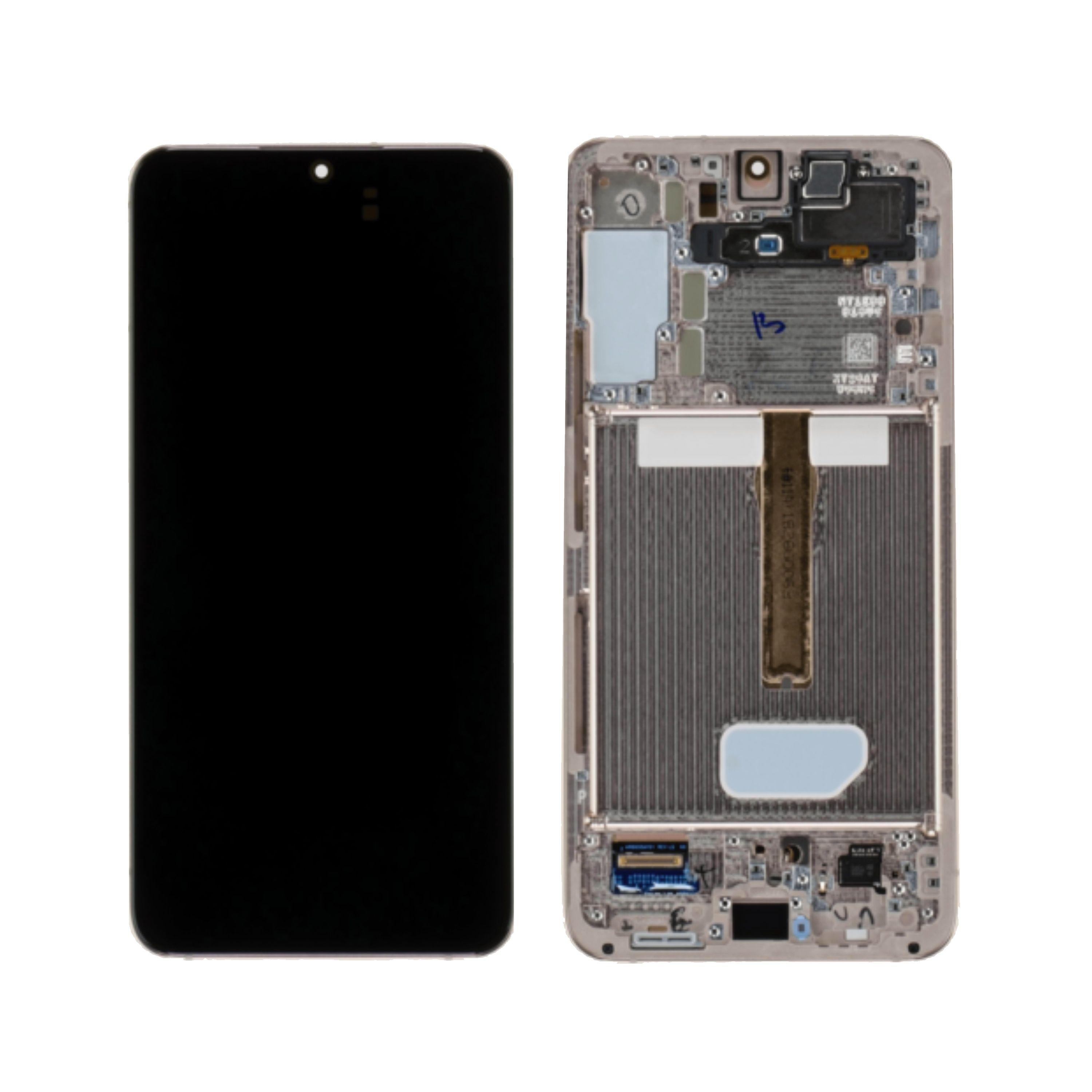 Originál LCD + Dotyková vrstva Samsung Galaxy S22 Plus SM-S906B růžová