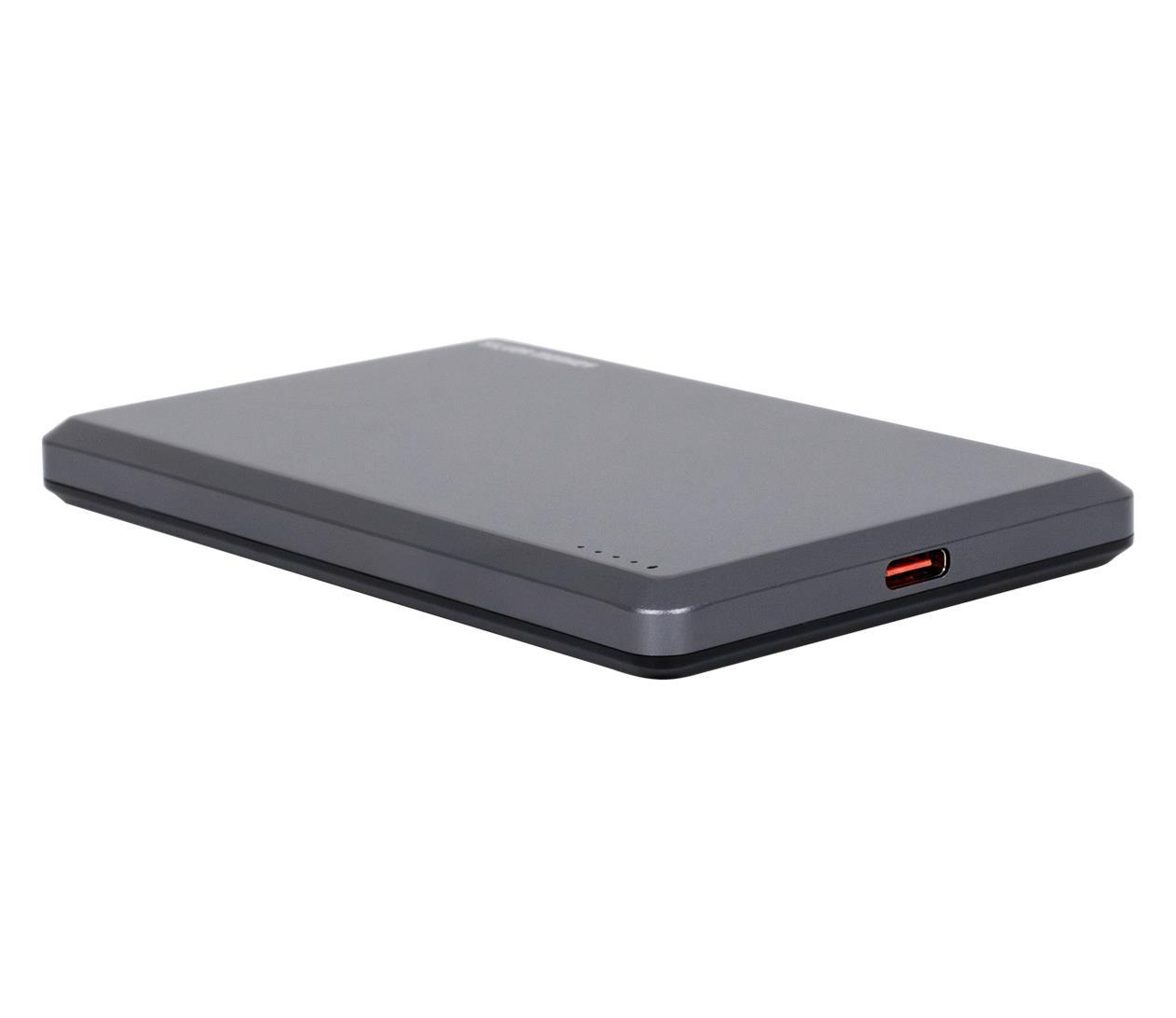 Silver Monkey Ultra Slim Powerbank MagSafe 5000mAh Gray