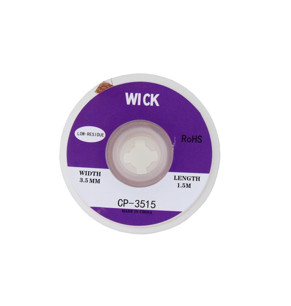 Wick CP-3515 Měď pro odizolování cínu - měděný drátek pájecí oplet 3,5mm s délkou 1,5m