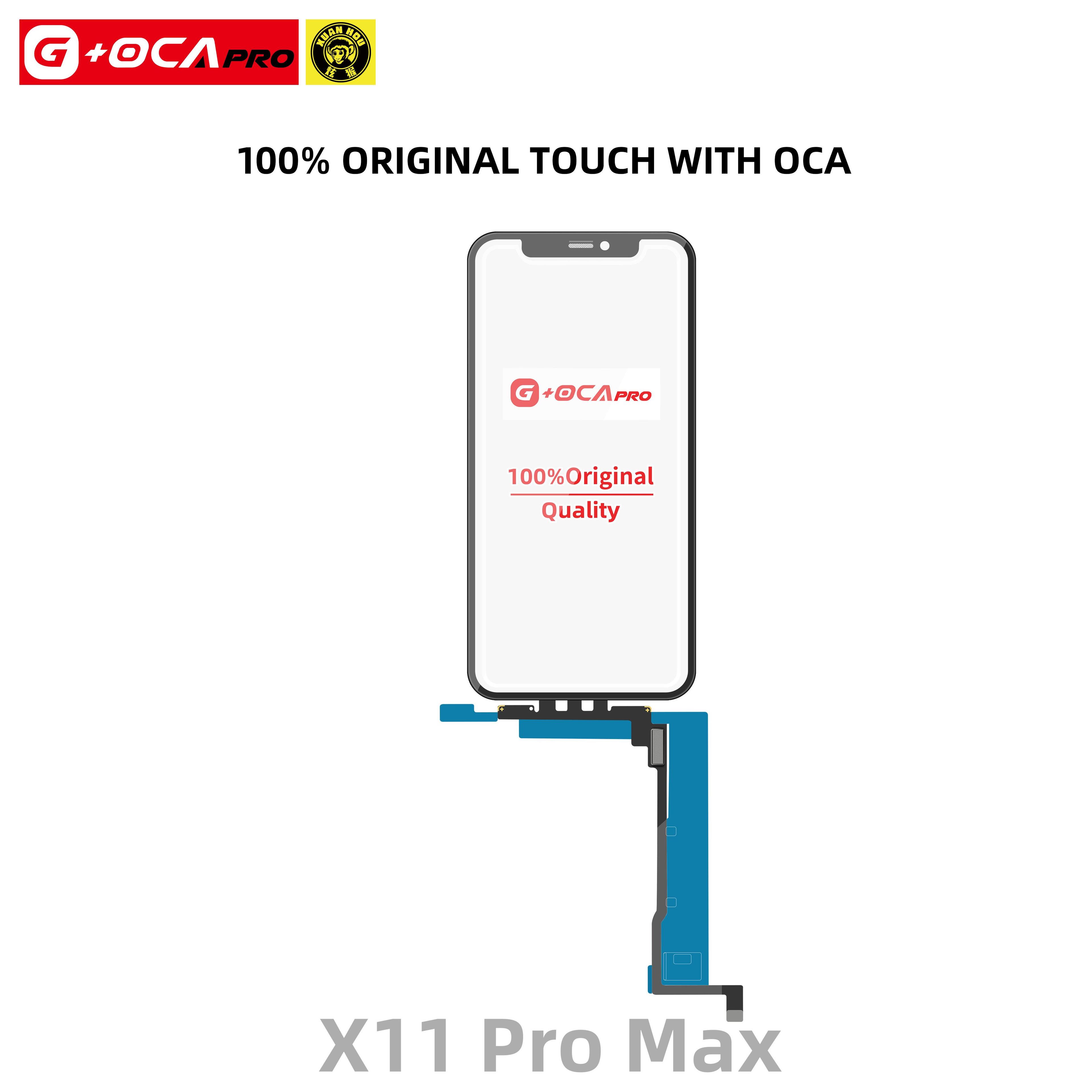 Touch Screen G + OCA Pro with original touch (with oleophobic cover) iPhone 11 Pro Max