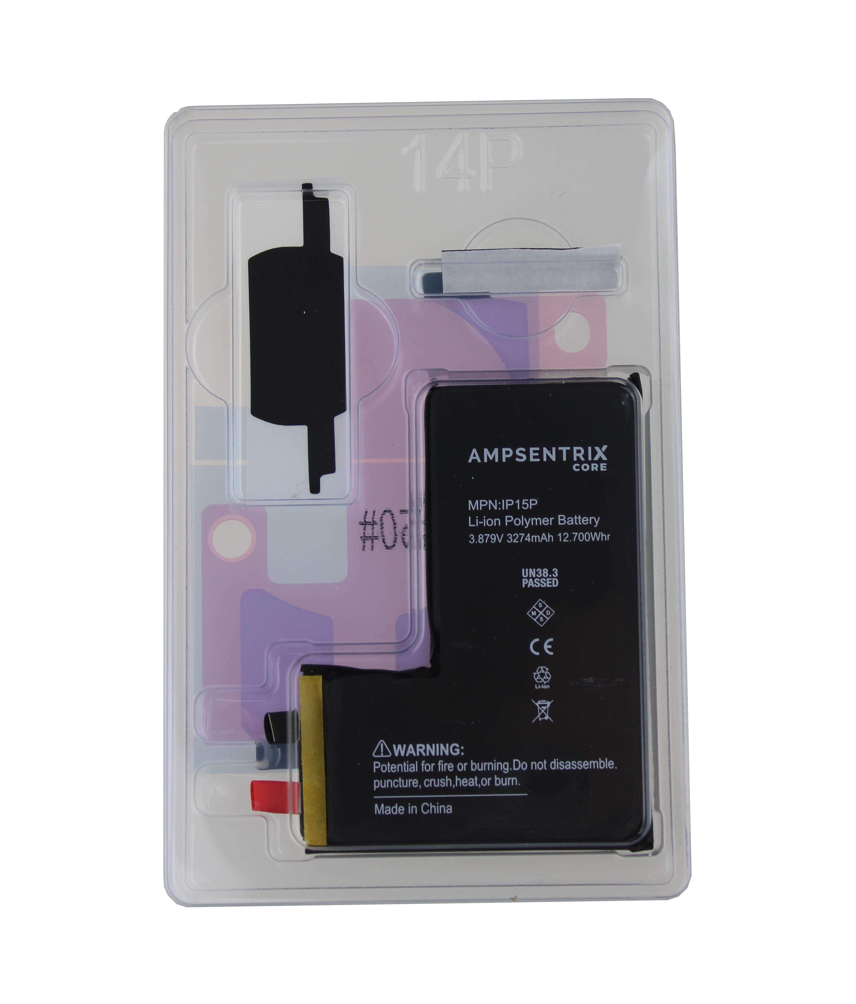 Bateria bez flexa AmpSentrix Core iPhone 15 Pro (Ogniwo) 3274 mAh