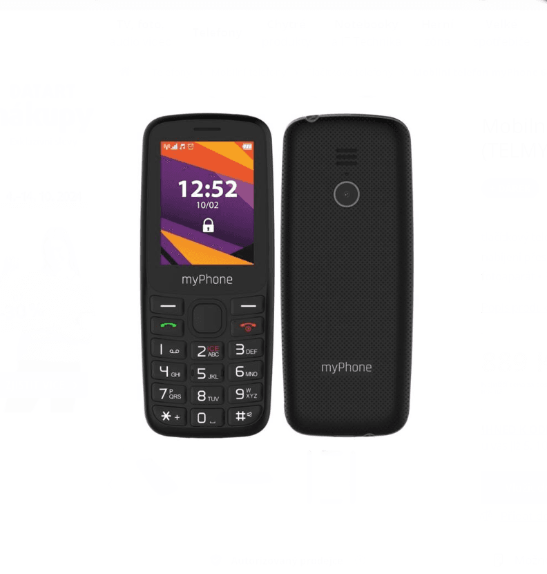 Telefon myPhone 6410 LTE - czarny