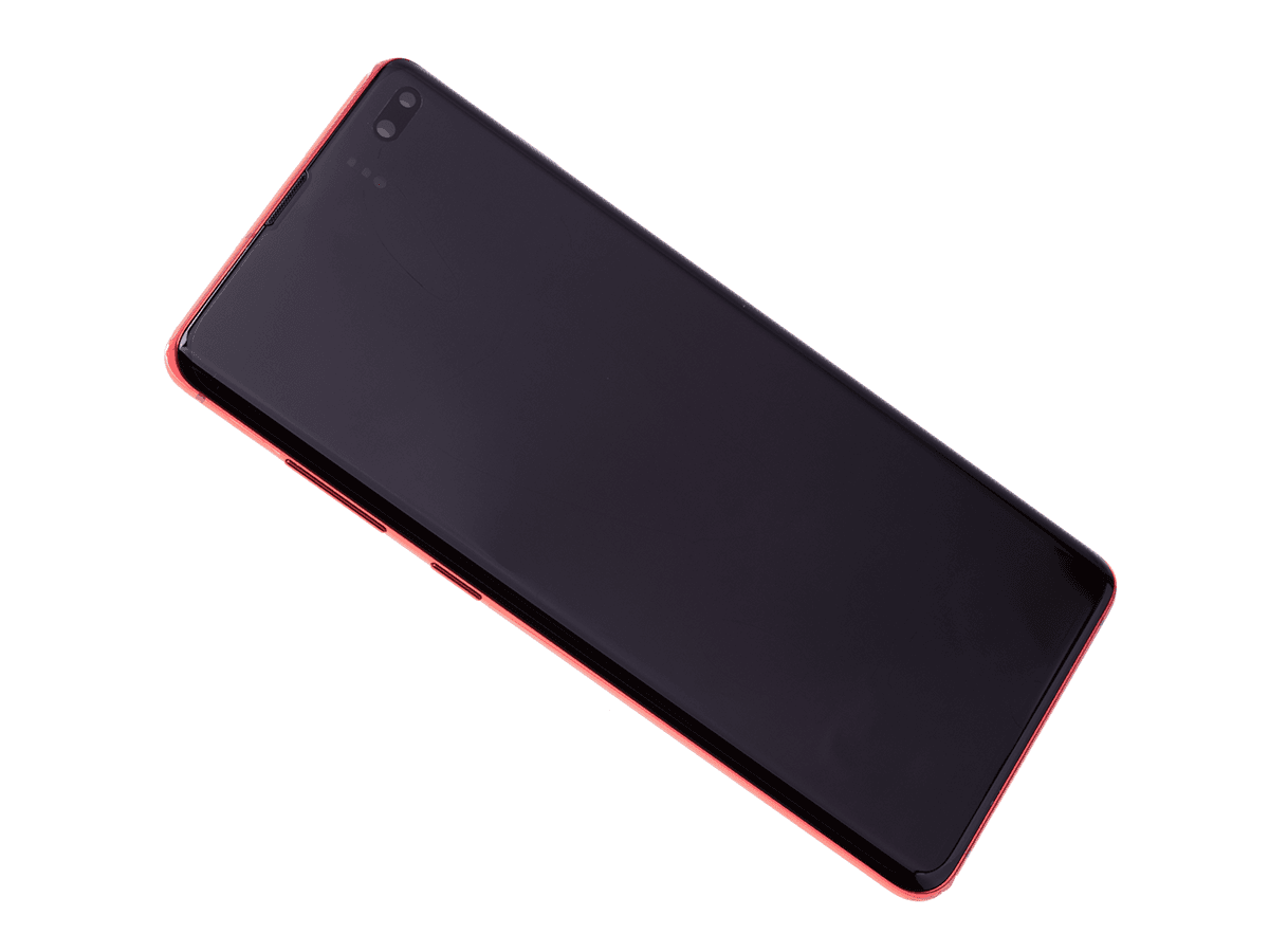 Originál LCD + Dotyková vrstva Samsung Galaxy S10 Plus SM-G975 cardinal červená