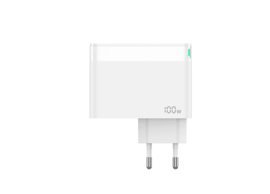 JELLICO wall charger C118 GaN PD 100W 2xUSB-C + 1xUSB QC3.0 White