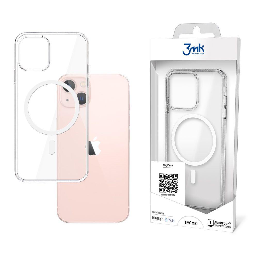 3MK obal iPhone 13 MagSafe transparentní - Nabíjejte bez omezení