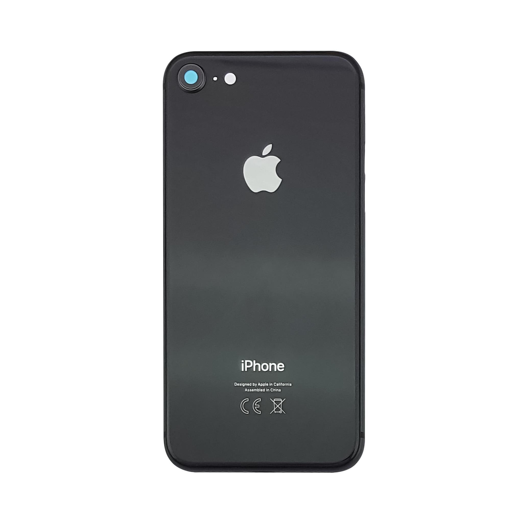 Originál Korpus středový díl iPhone 8 černý Grade A demontovaný díl