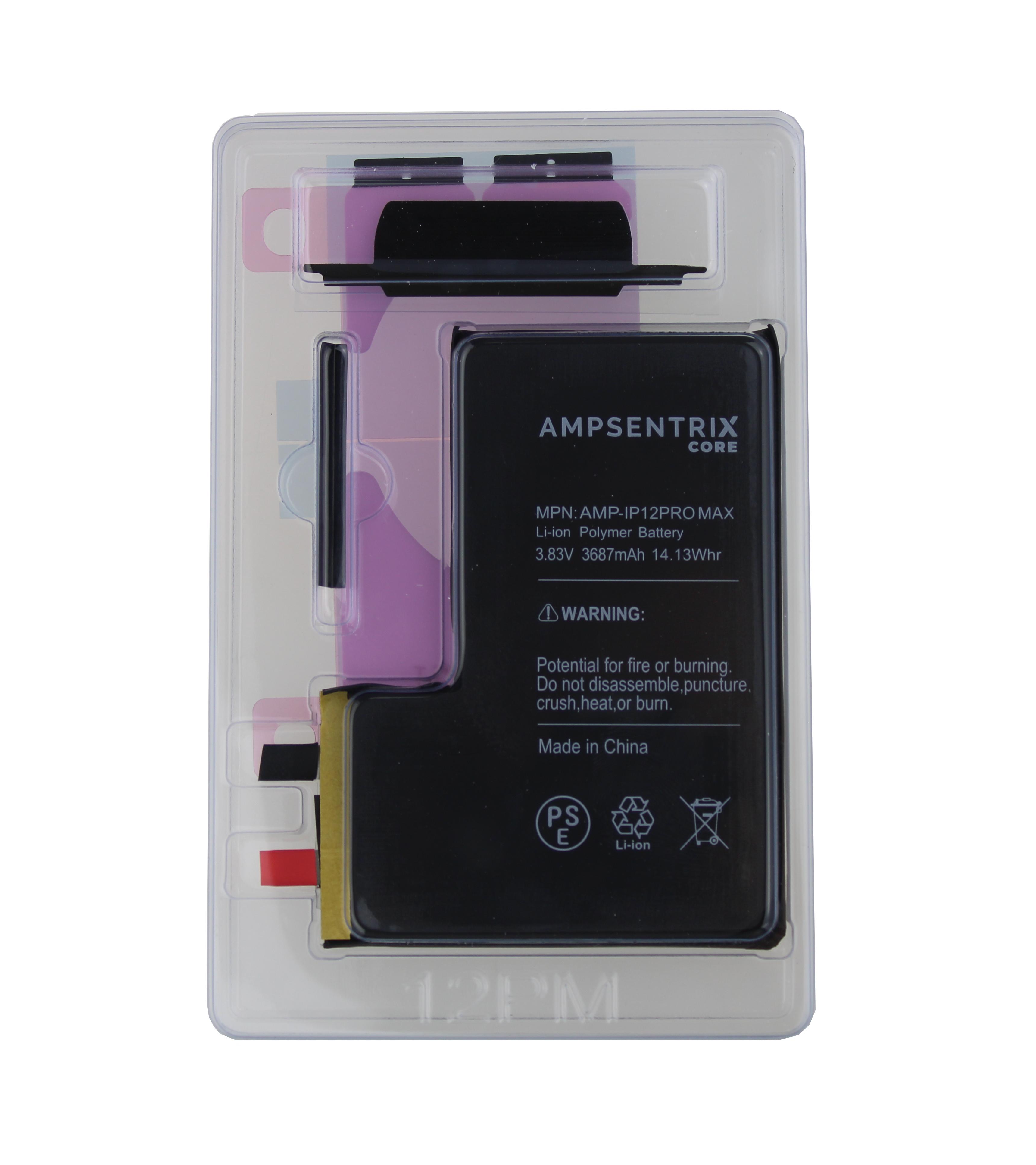 Bateria bez flexa AmpSentrix Core iPhone 12 Pro Max (Ogniwo) 3687 mAh