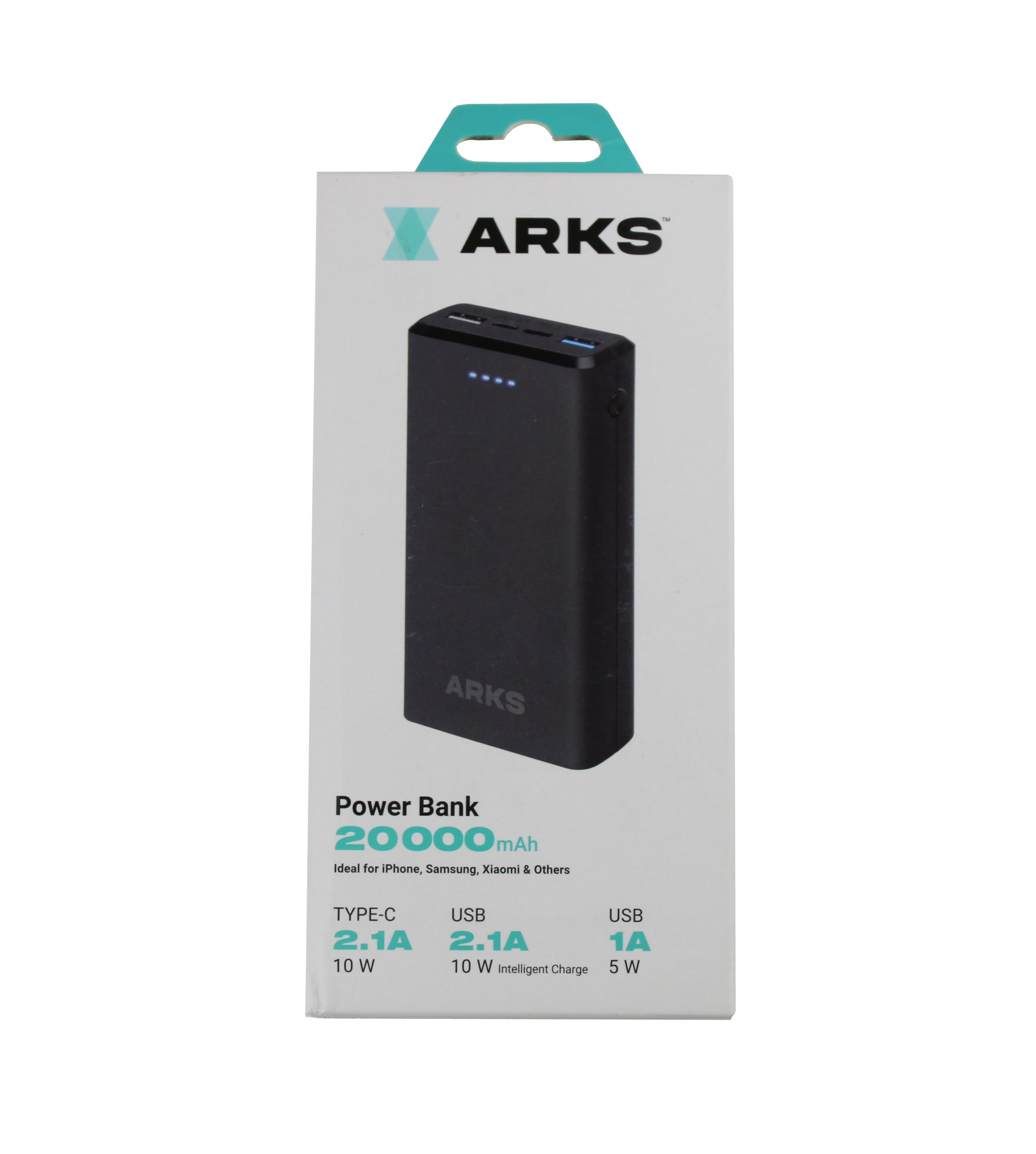 SBS Power Bank ARKS 20000 mAh 10W czarny