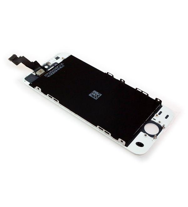Oryginalny Wyświetlacz LCD + Ekran dotykowy iPhone 5s / SE biały (Wymieniona szyba)