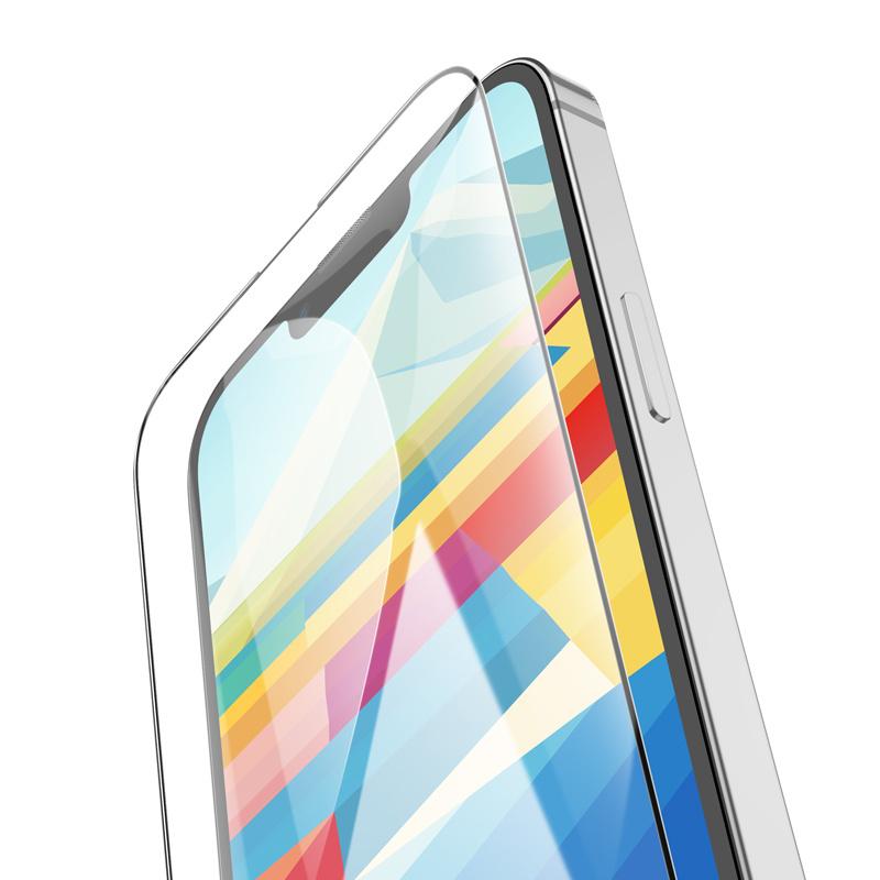 Ochranné tvrzené sklo iPhone 15 HOCO G9 celoplošné lepení 5D sada 25 ks.