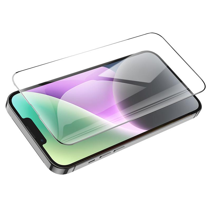 Ochranné tvrzené sklo iPhone 13 Pro Max - iPhone 14 PLus HOCO G9 celoplošné lepení 5D sada 25 ks.