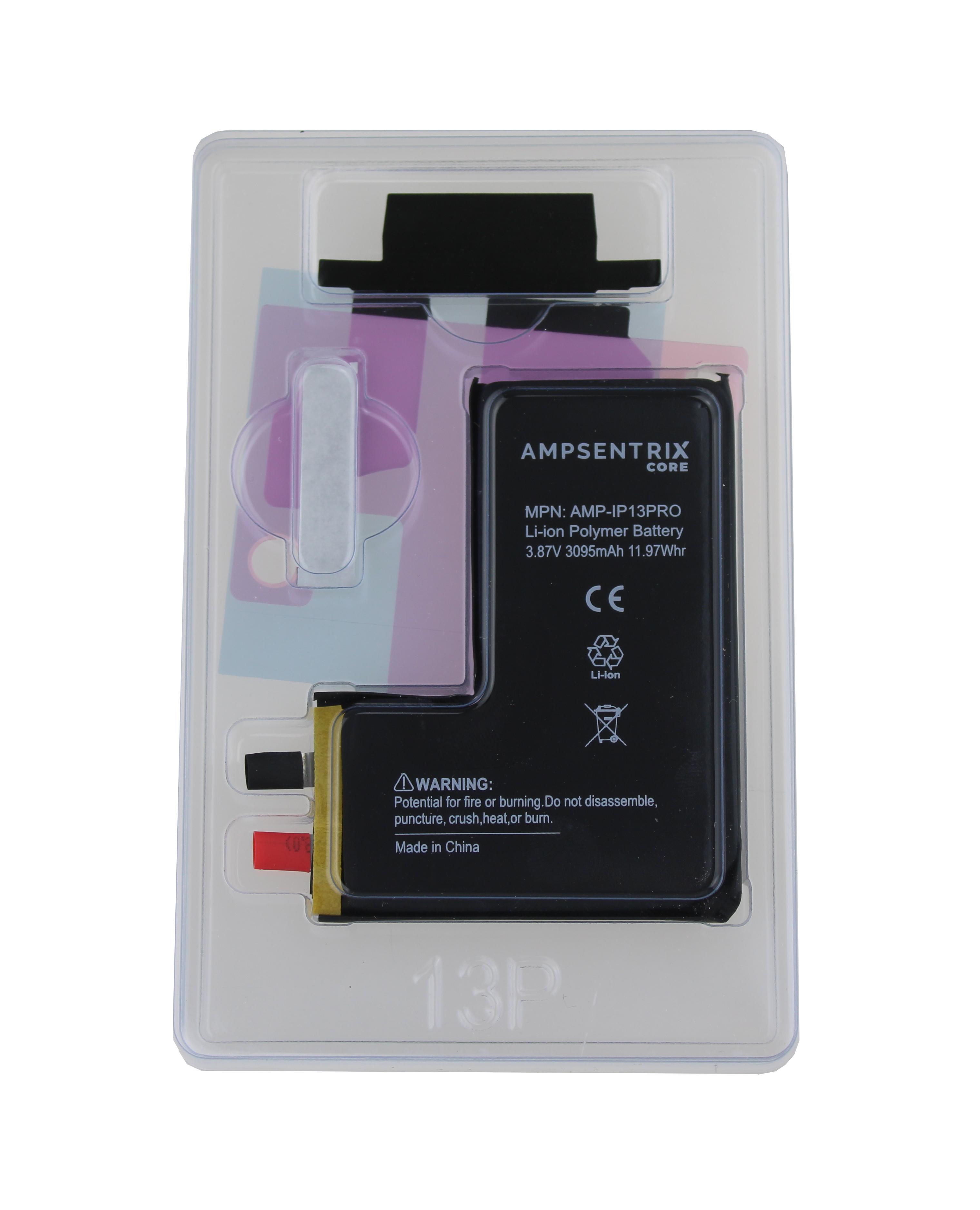 AmpSentrix Core Battery without Flex for iPhone 13 Pro (Cell) 3095 mAh