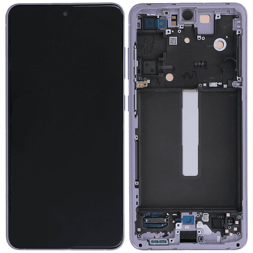 Originál LCD + Dotyková vrstva Samsung Galaxy S21 FE SM-G990B fialová