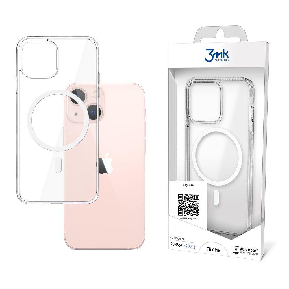 3mk obal iPhone 13 Mini MagSafe transparentní - Nabíjejte bez omezení