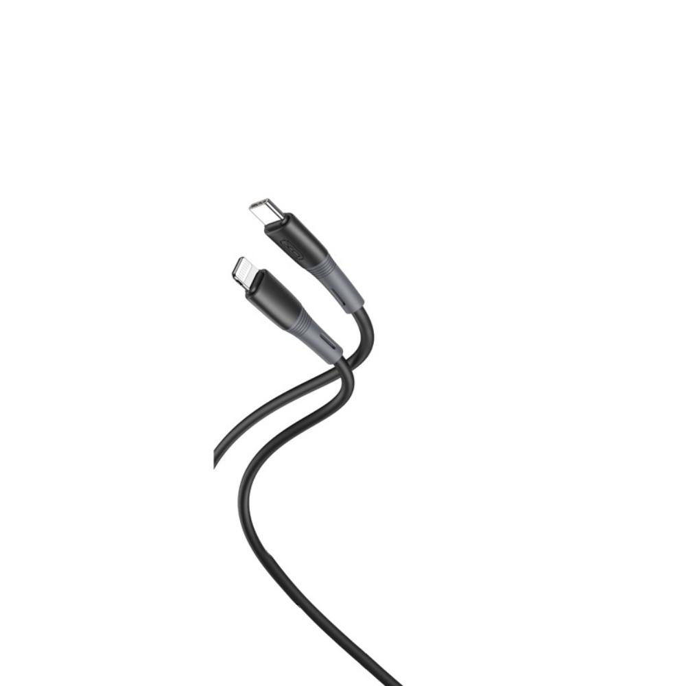 XO kabel NB-Q226A USB-C - Lightning 27W černý 1.0m