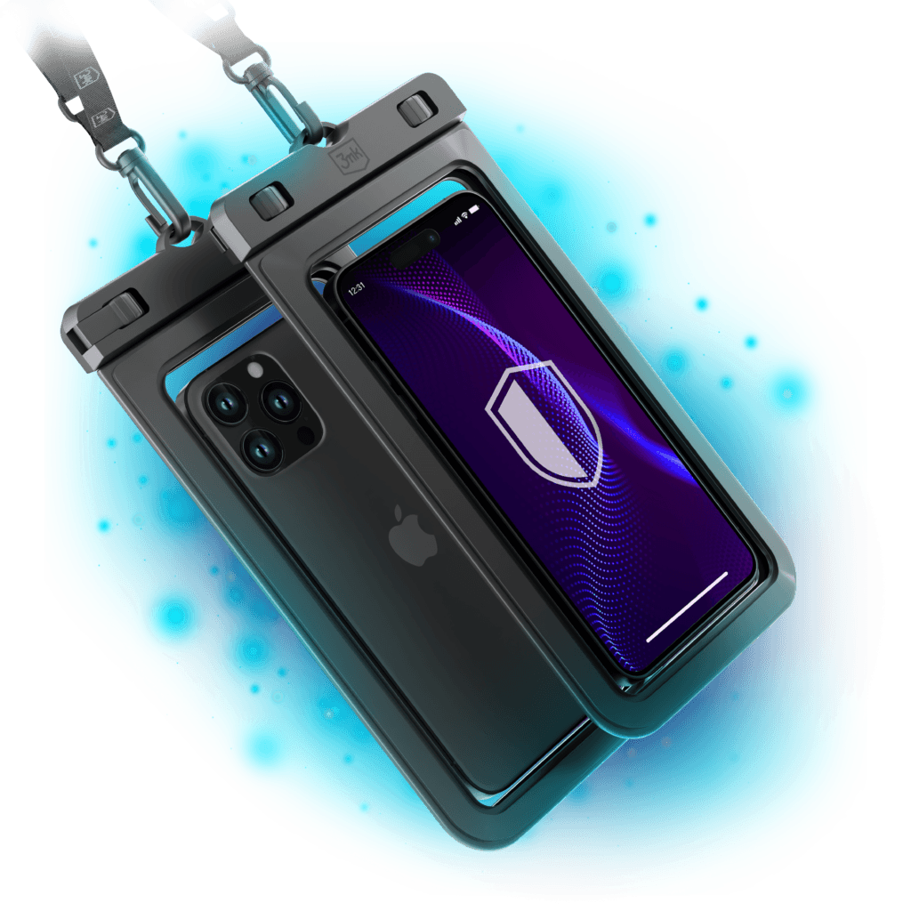 3mk Hydro Case - Wodoodporne / Wodoszczelne uniwersalne Etui na telefon na basen czarne