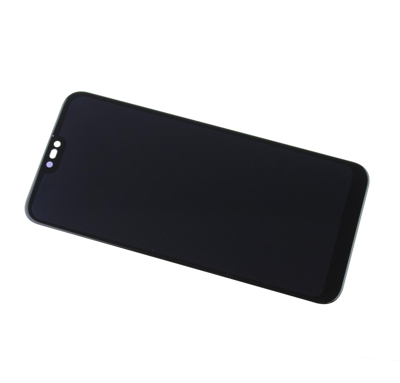 Originál LCD + Dotyková vrstva Huawei P20 Lite - Huawei P20 Lite Dual SIM černá repasovaný díl - vyměněné sklíčko