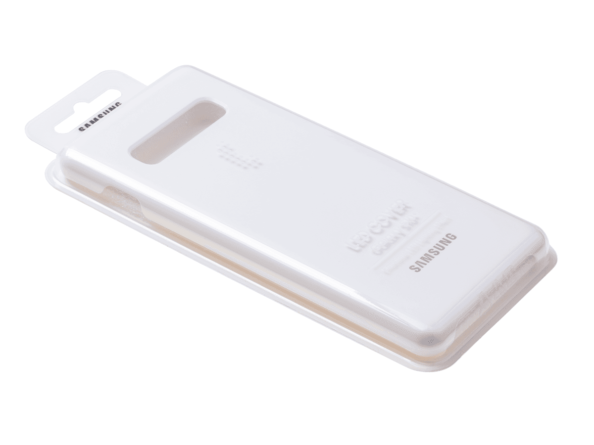 Original LED Cover EF-KG975CWEGWW Samsung SM-G975 Galaxy S10 Plus - white