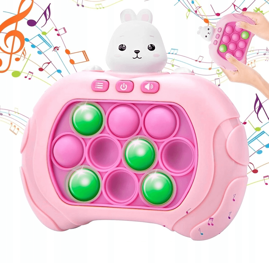 Anti-Stress Arcade Game for Children Pop It Bunny Pink