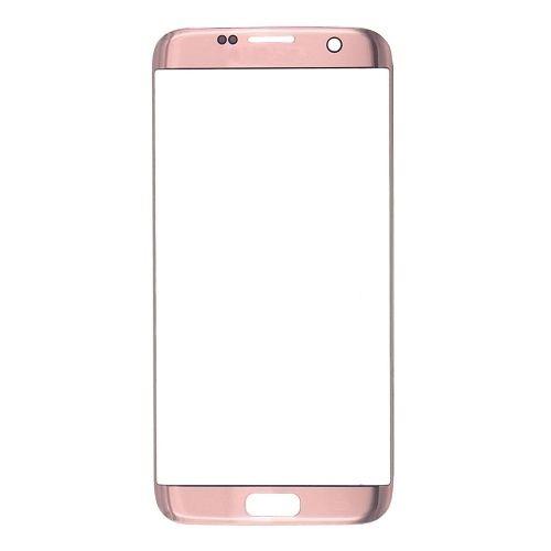 LCD Sklíčko Samsung Galaxy S7 Edge SM-G935 růžové - sklíčko displeje