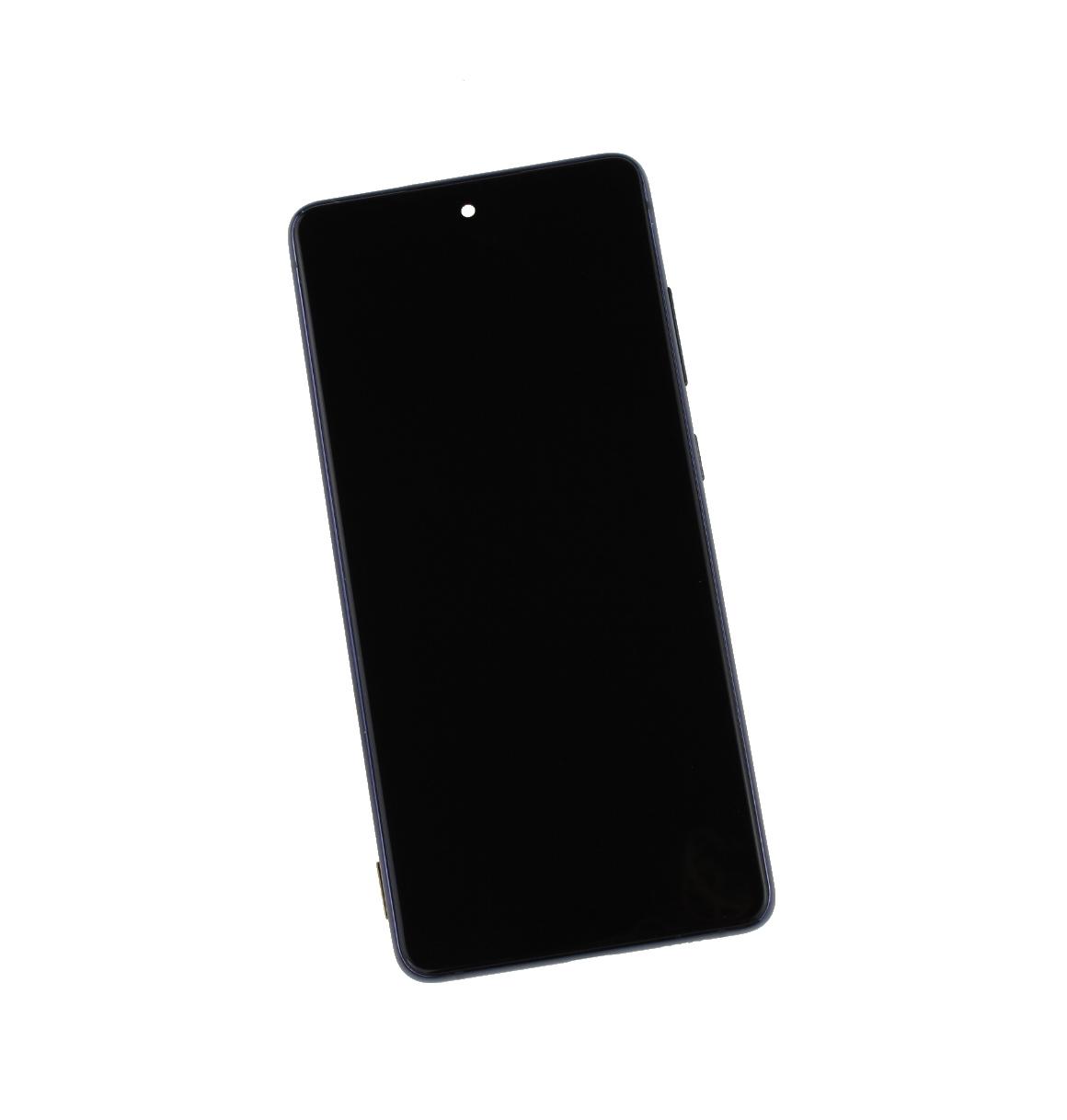 Wyświetlacz LCD + Ekran dotykowy + Ramka Samsung SM-G785 Galaxy S20 FE (TFT) Navy Blue - Niebieski