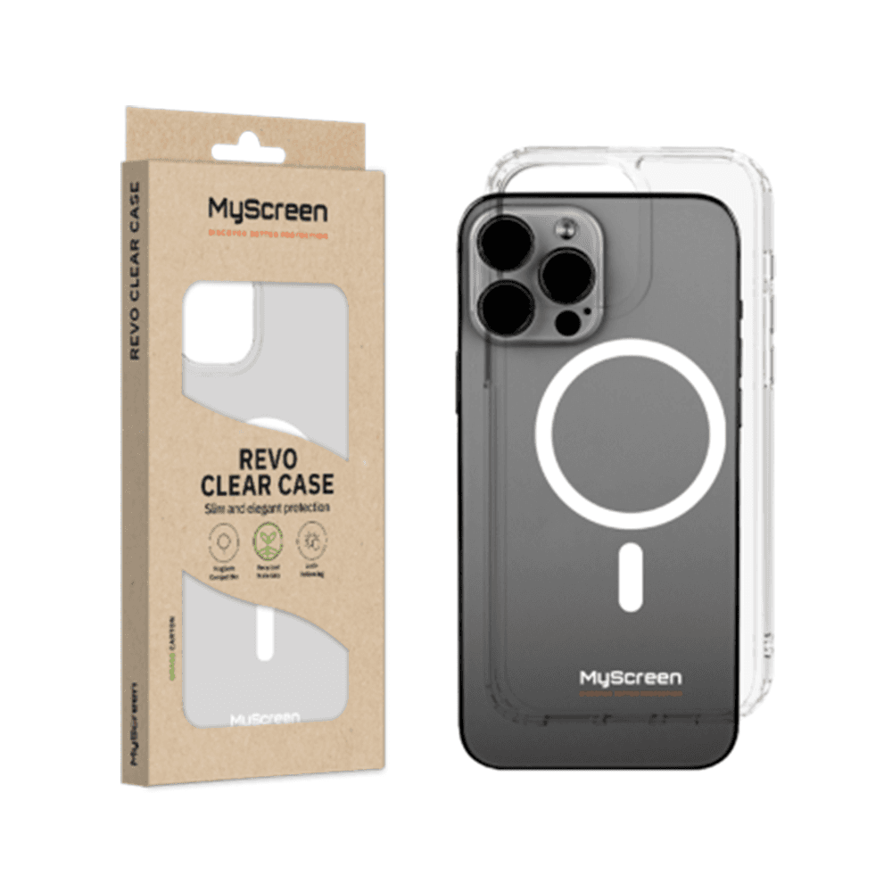 Ekologiczne Etui MagSafe MyScreen REVO Clear Case - iPhone 15 Plus