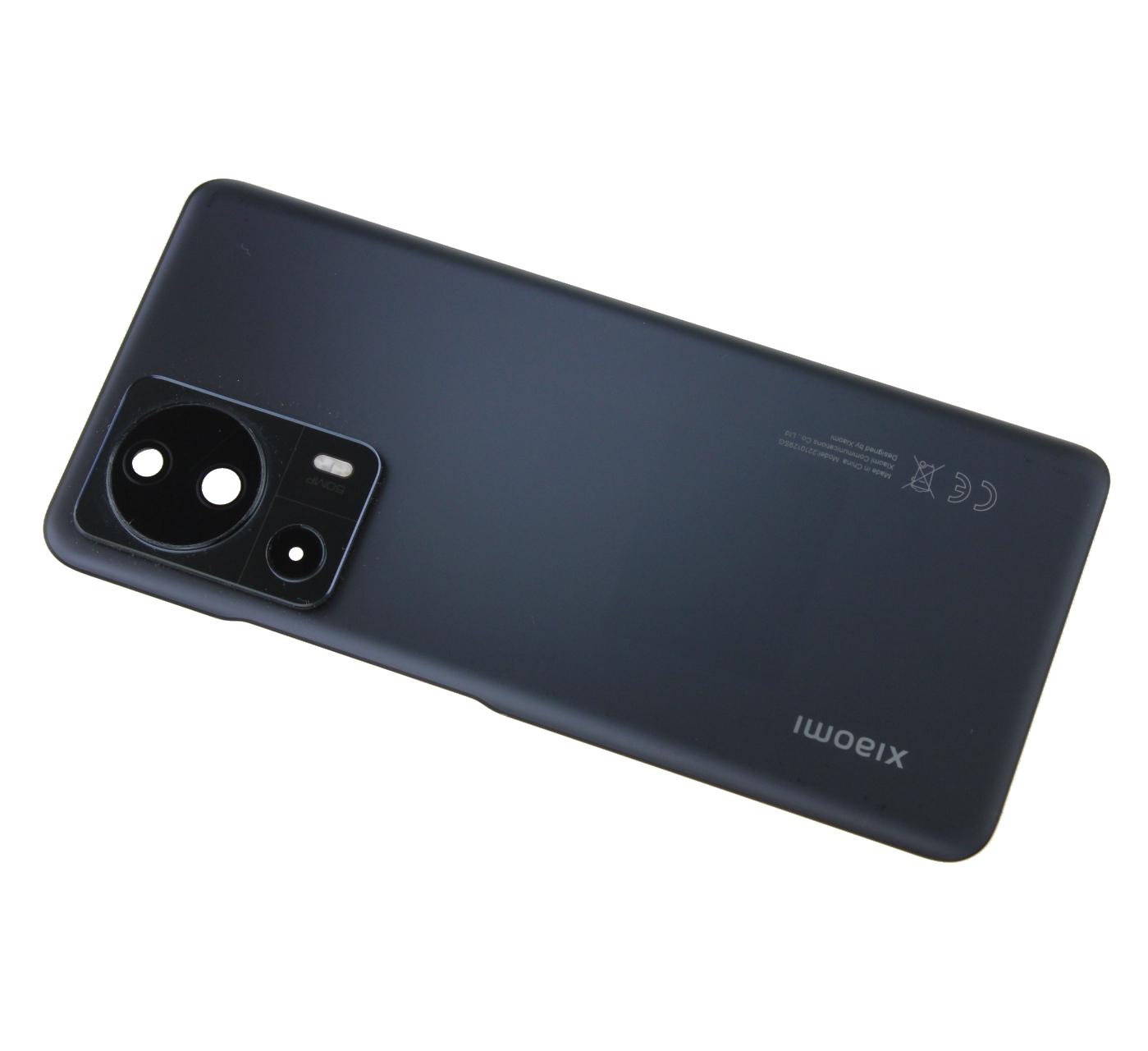 Originál kryt baterie Xiaomi 13 Lite 5G černý demontovaný