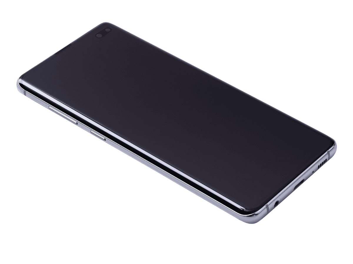 Original LCD + Touch screen Samsung SM-G975 Galaxy S10 Plus - white (original)