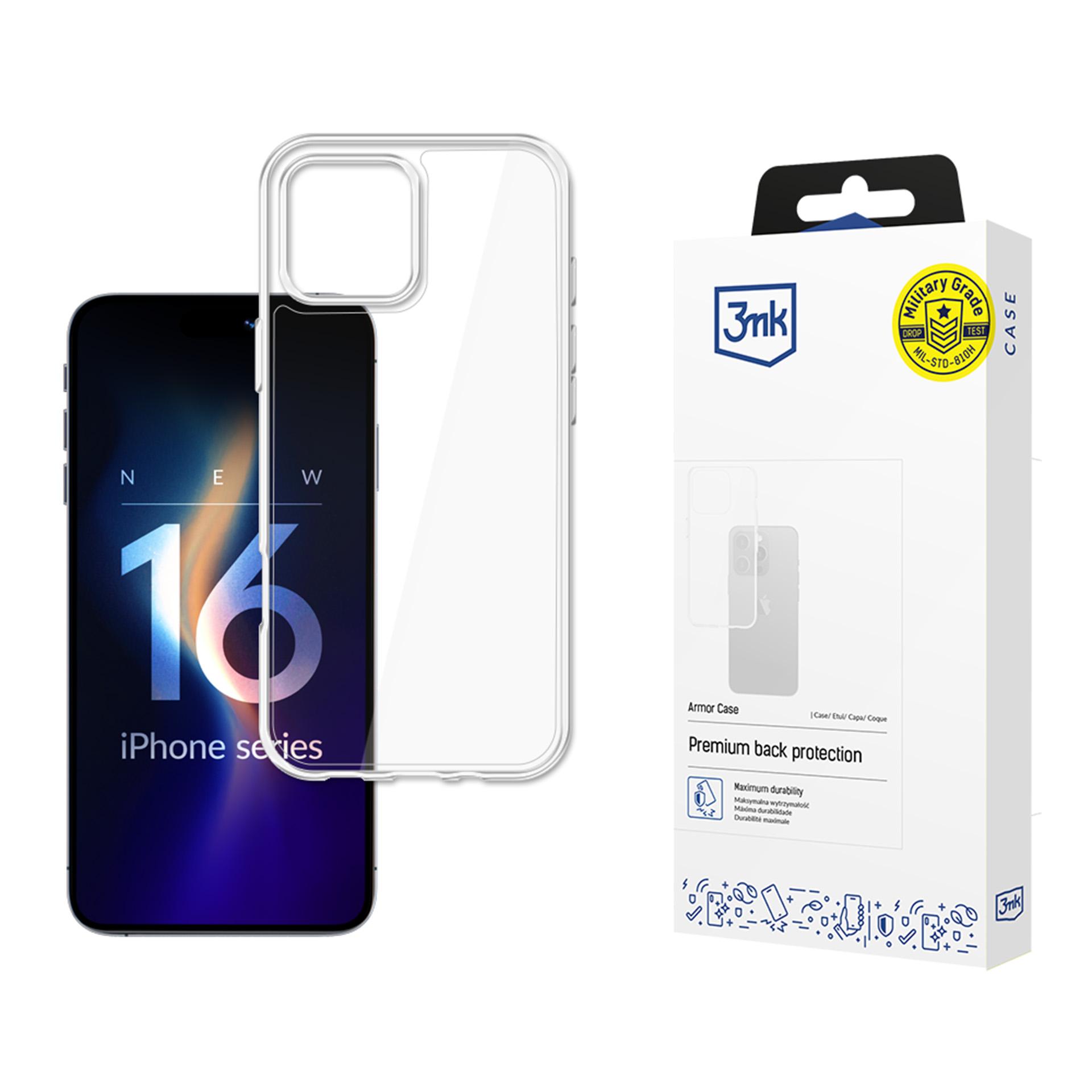 Nakładka Etui 3mk Armor Case (transparent) - iPhone 16 Pro