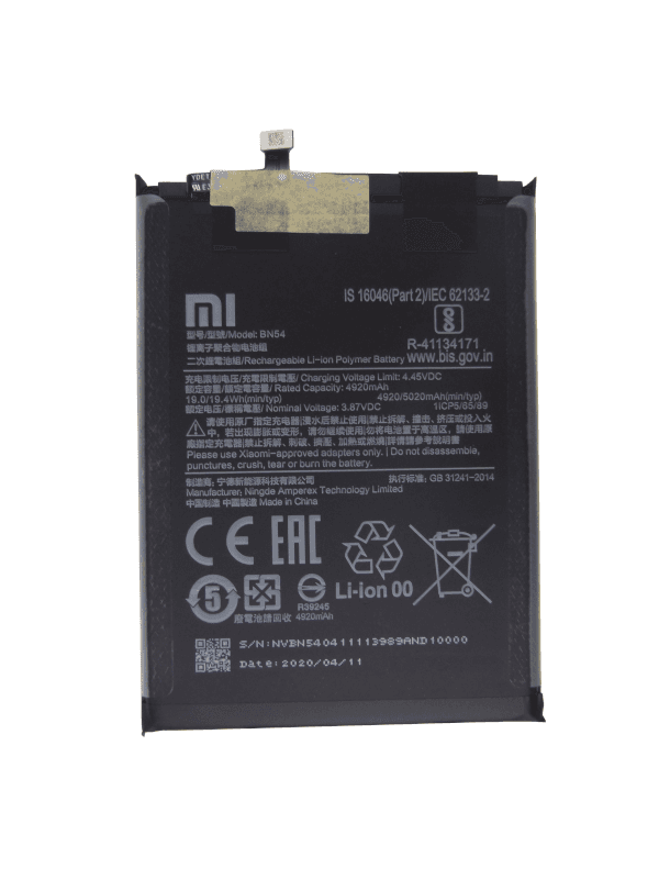 Originál baterie BN54 Xiaomi Redmi 9 - Xiaomi Redmi Note 9