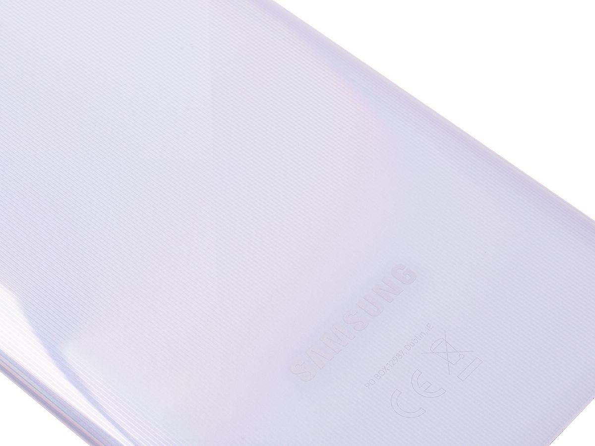 Originál kryt baterie Samsung Galaxy A71 SM-A715 stříbrno-bílý demontovaný díl