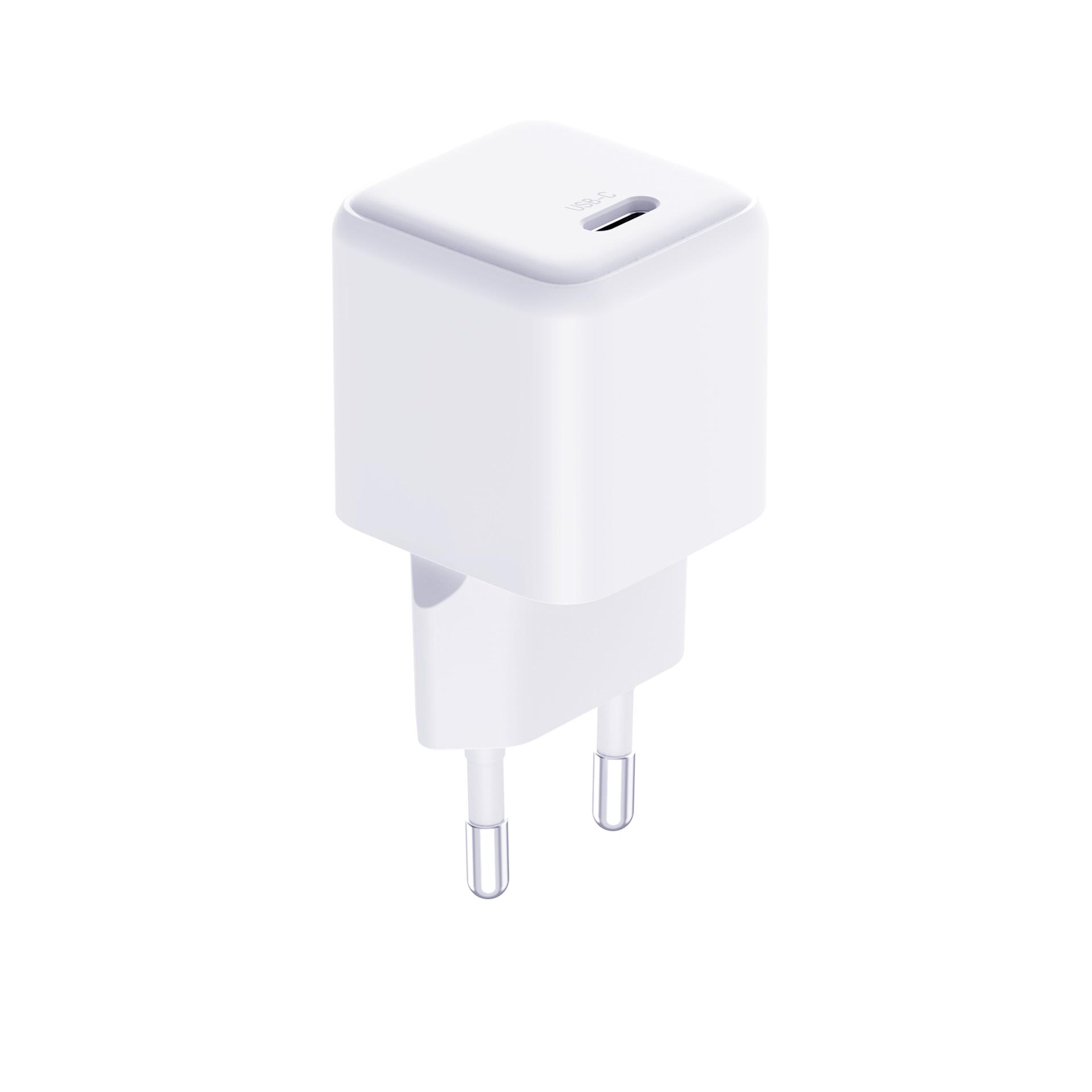 mk Hyper Charger PD QC PPS 25W + 1x USB-C-C cable White