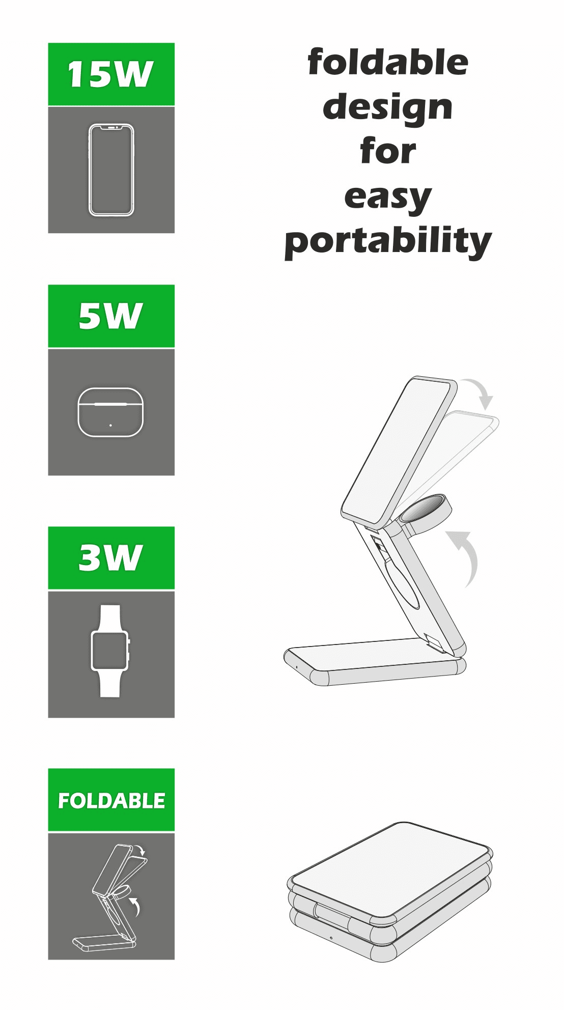 SWISSTEN WIRELESS ALUMINIUM CHARGER AL1 GREY (MagSafe compatible)