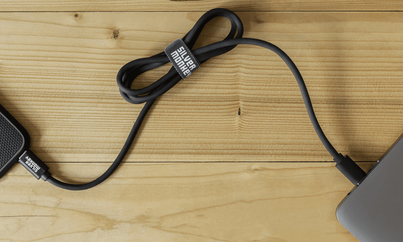 Silver Monkey Kabel USB-C do USB-C 3.0 60W 2m černý – Rychlost a bezpečnost v elegantním provedení