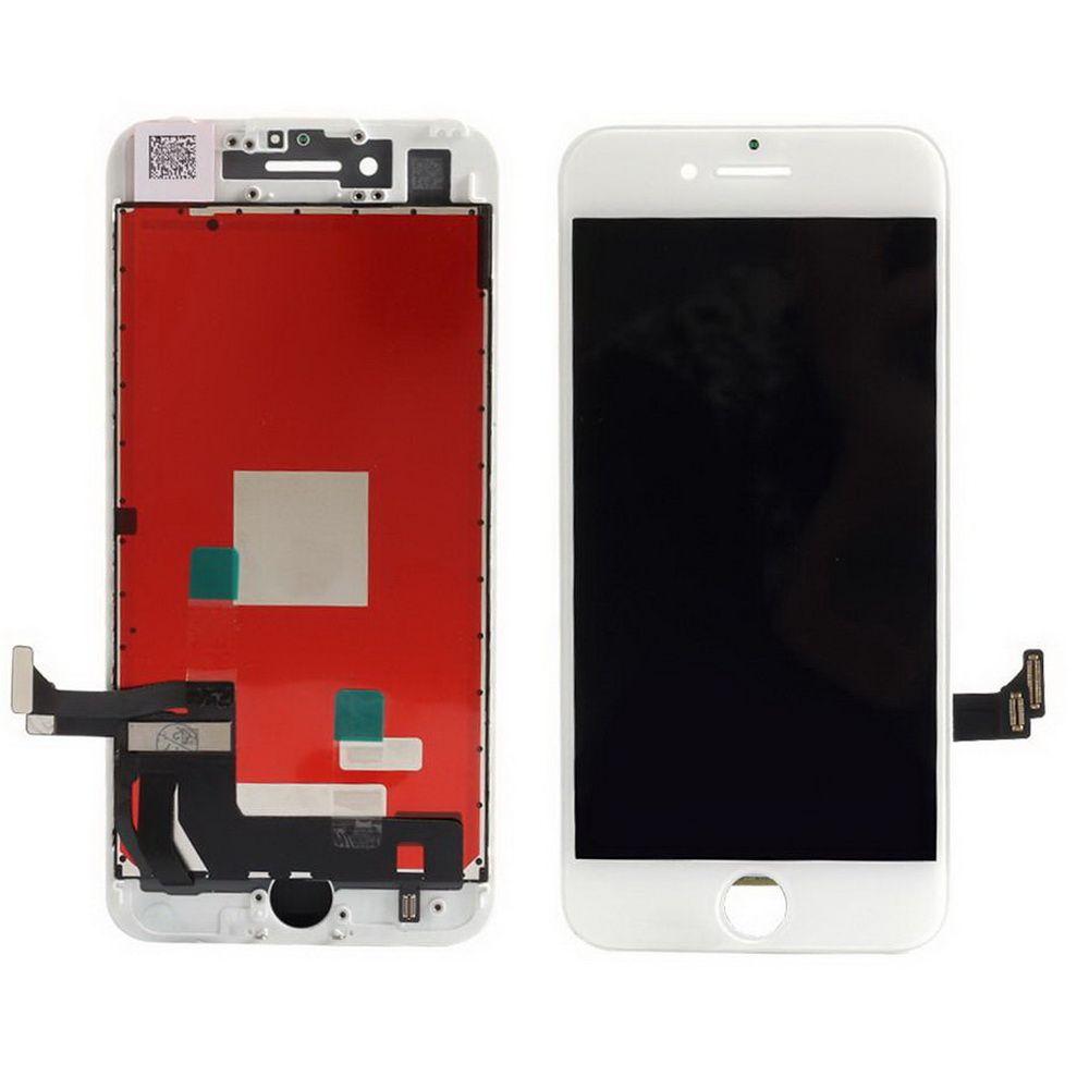 Originál LCD + Dotyková vrstva iPhone 7 Plus bílá repasovaný díl - vyměněné sklíčko