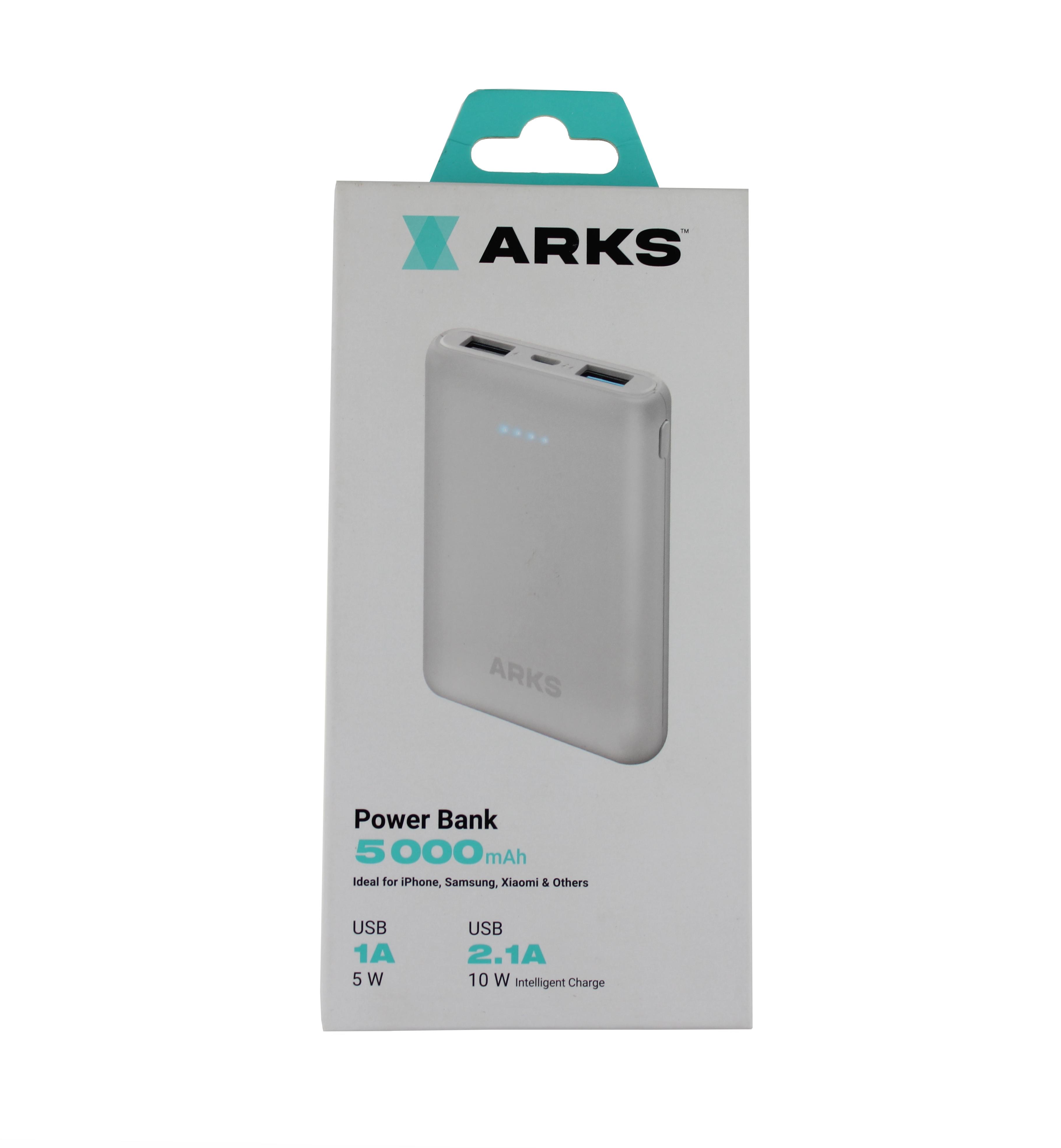 SBS Power Bank ARKS 5000mAh 10W biały