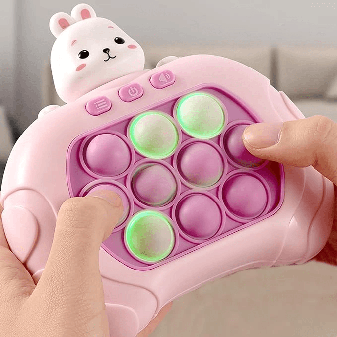 Anti-Stress Arcade Game for Children Pop It Bunny Pink