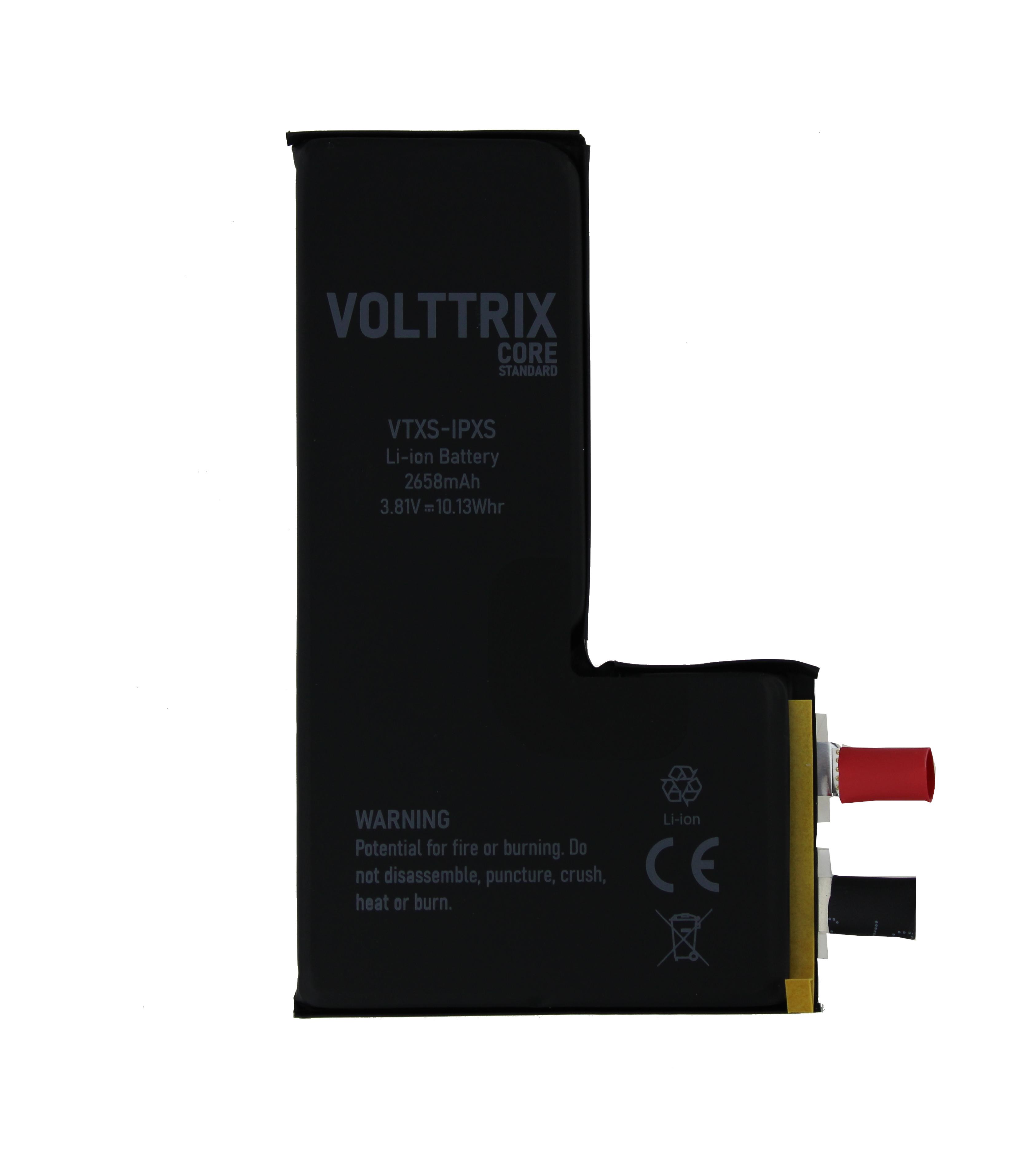 Battery Without Flex Volttrix Core iPhone XS (Core) 2658 mAh