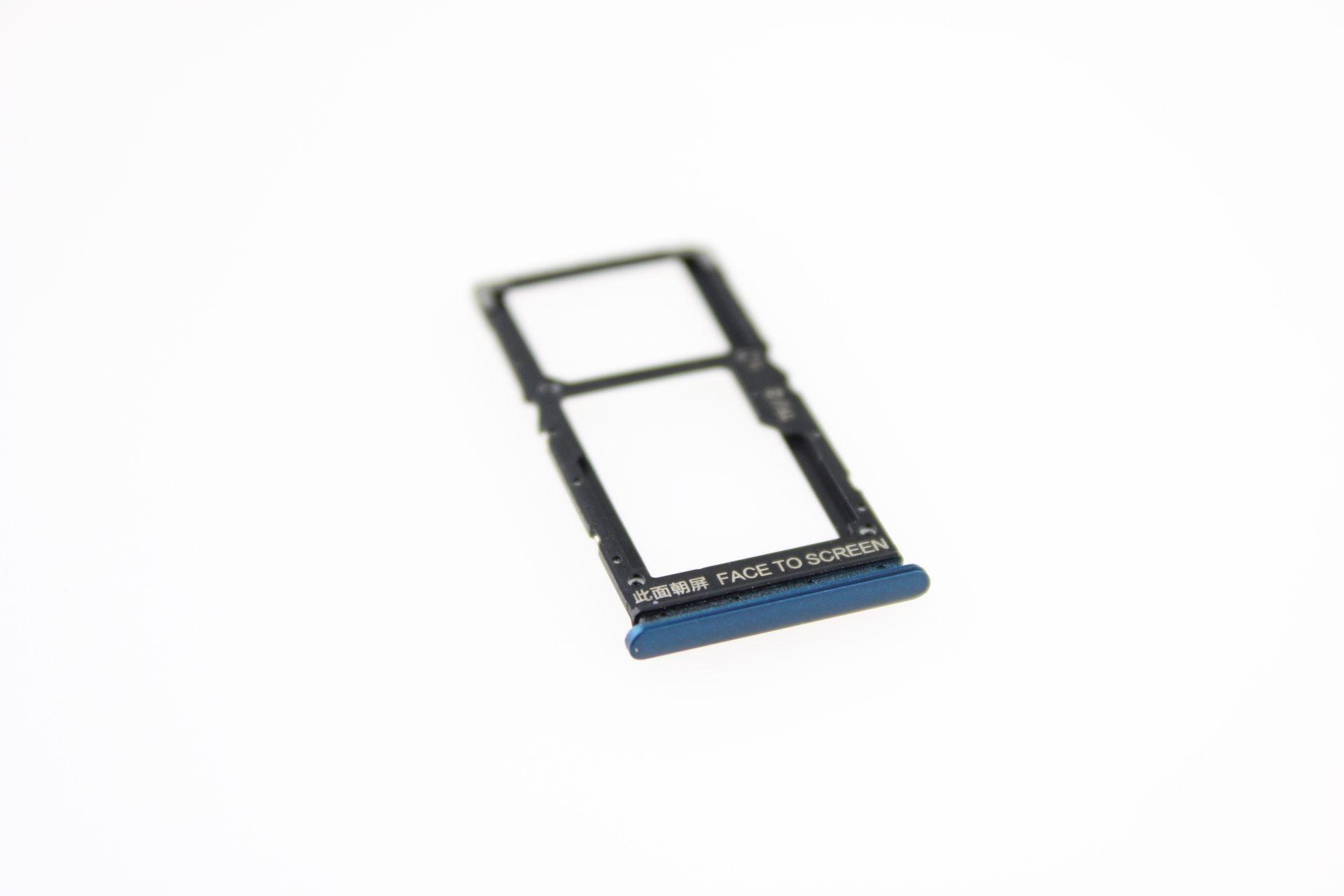 Držák / Slot SIM karty Xiaomi Redmi Note 10 5G modrý
