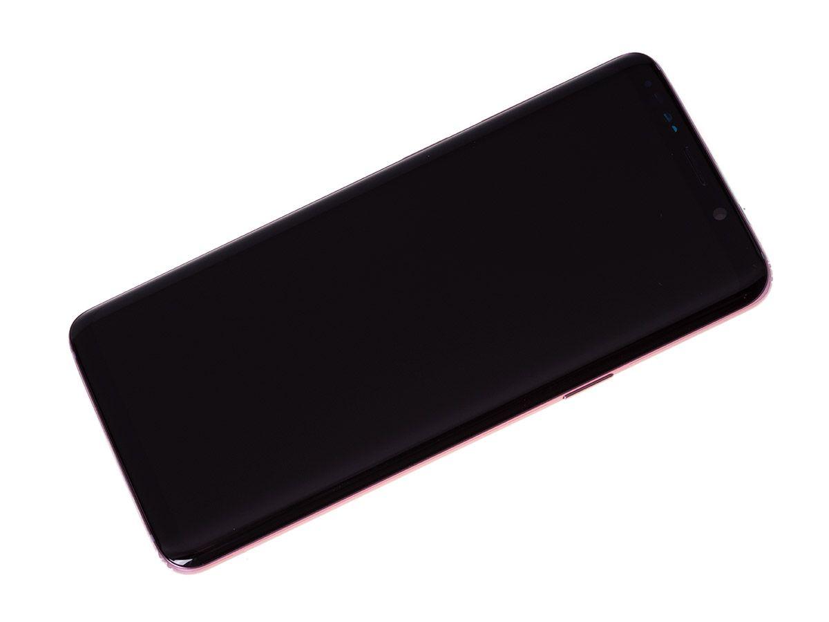 Originál LCD + Dotyková vrstva Samsung Galaxy S9 SM-G960 - DS Galaxy S9 Dual SIM SM-G960F - Lilac Purple repasovaný díl - vyměněné sklíčko