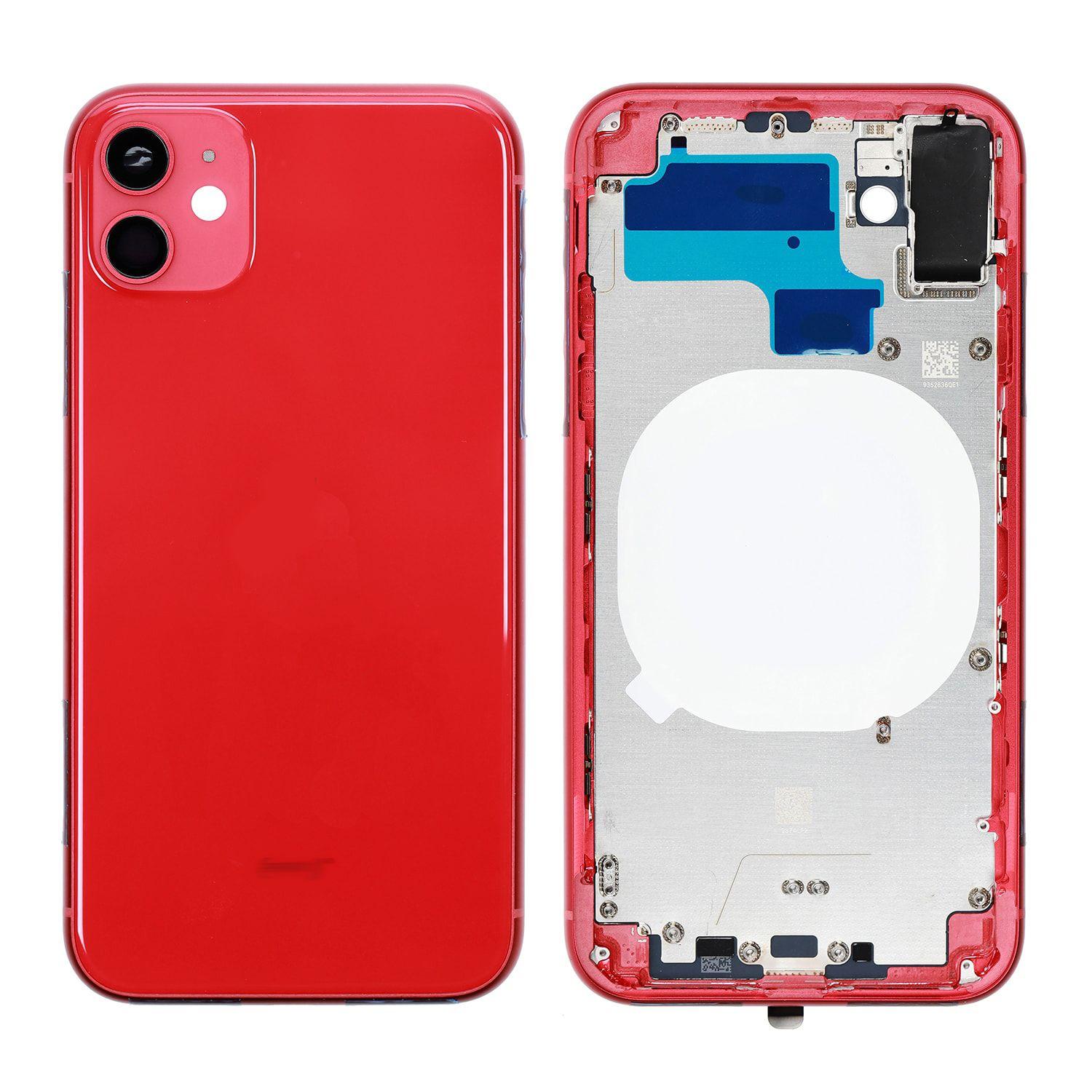 Korpus iPhone 11 + zadní kryt červený