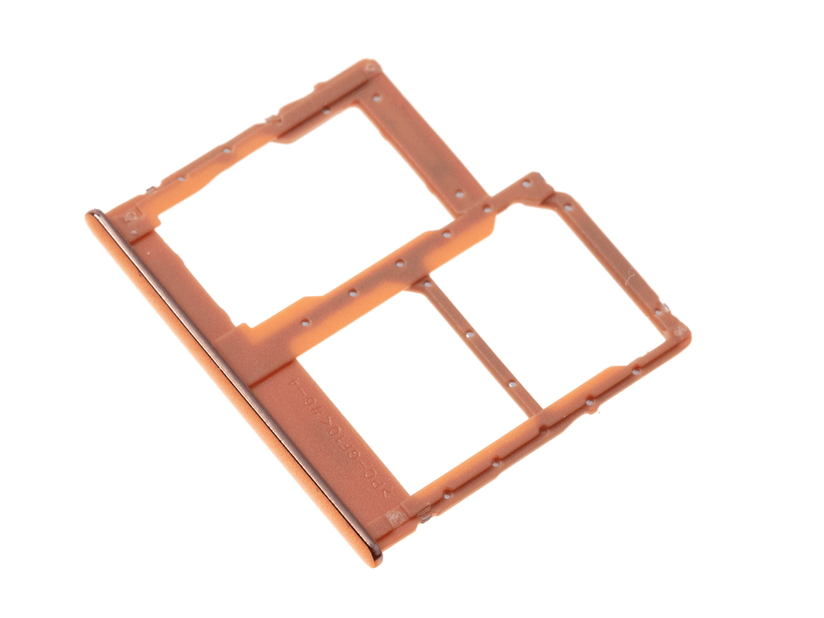 Originál slot SIM a Micro SD Samsung Galaxy A40 SM-A405 oranžový