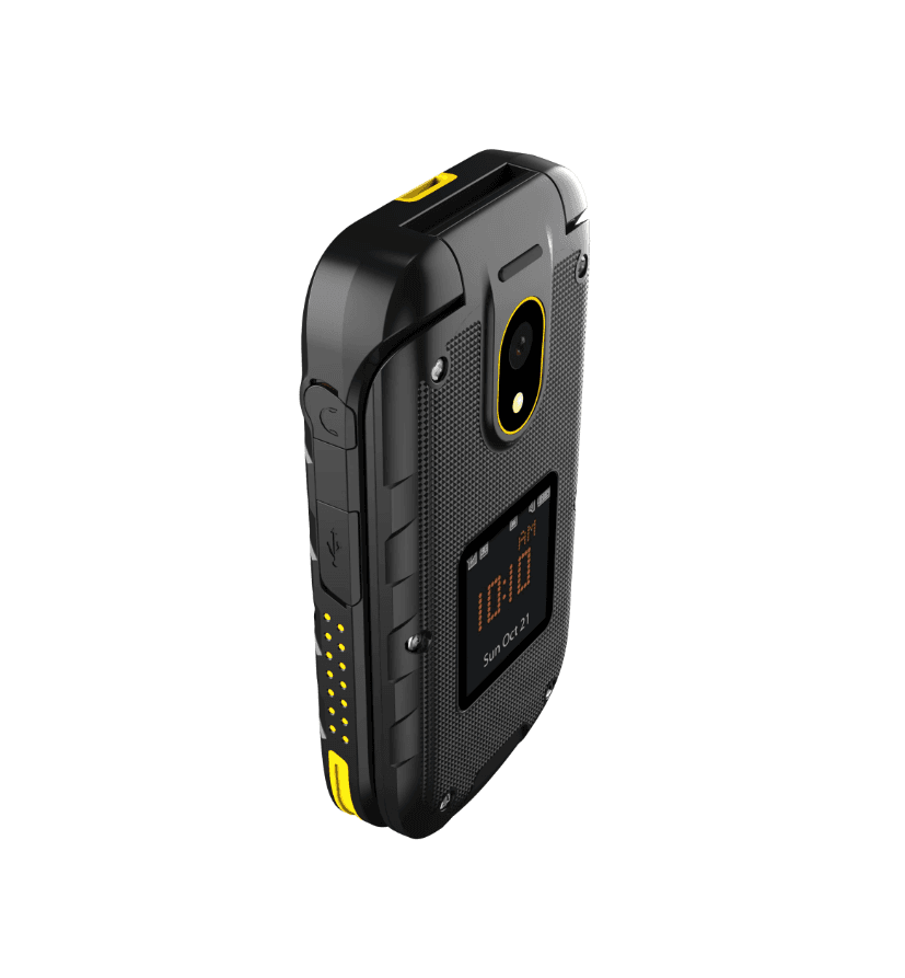 MyPhone Hammer Bow LTE phone with shockproof flap - black