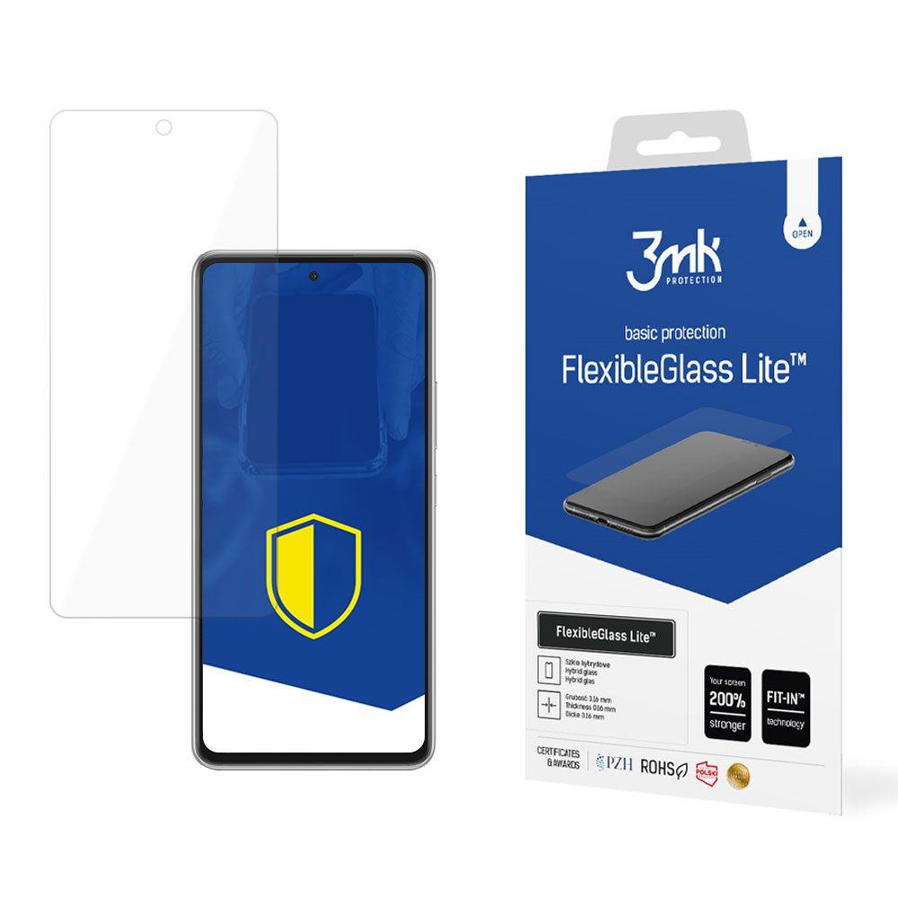 3MK Hybridní ochranné tvrzené sklo Samsung Galaxy A53 5G FlexibleGlass Lite