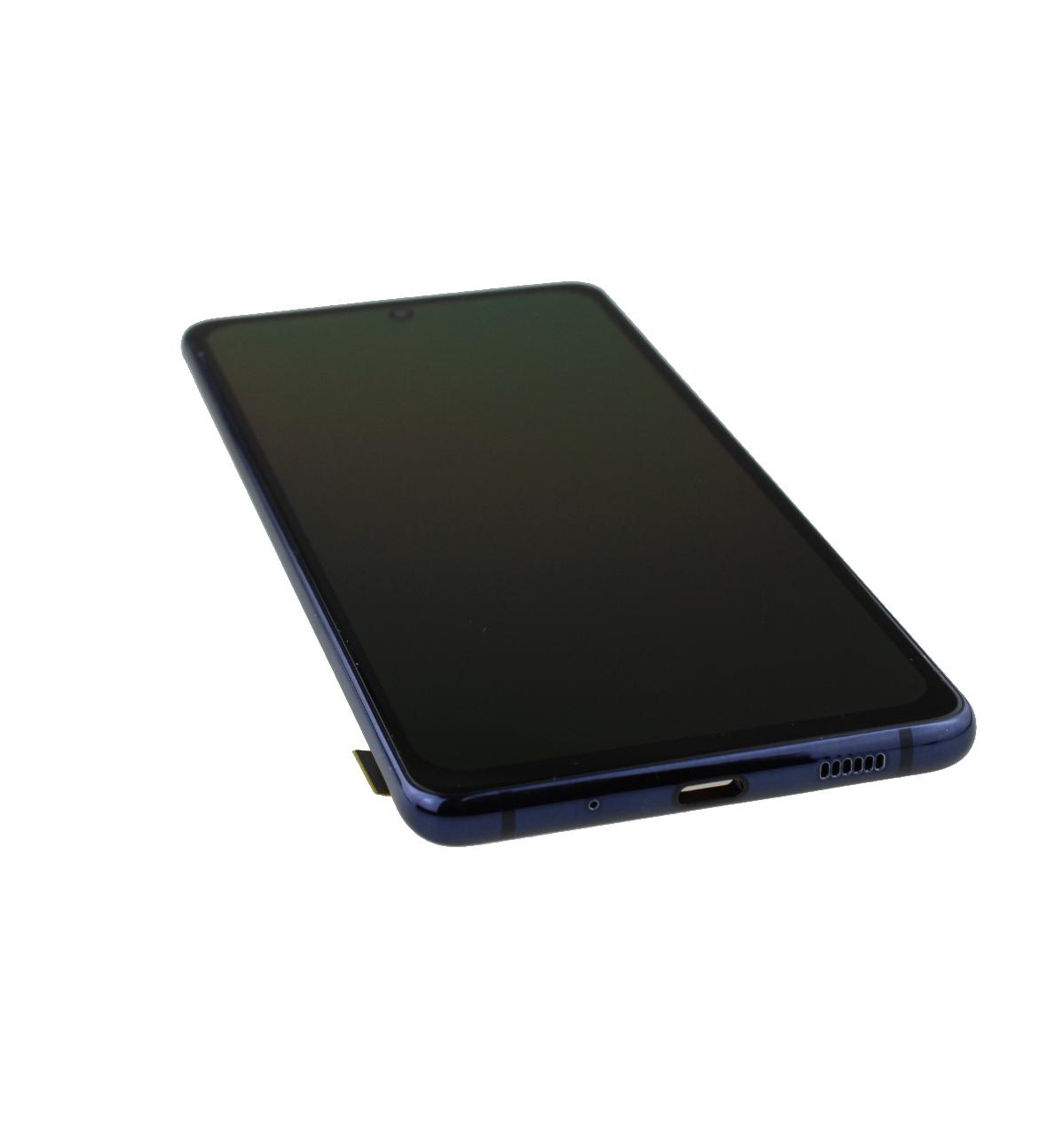 Wyświetlacz LCD + Ekran dotykowy + Ramka Samsung SM-G785 Galaxy S20 FE (OLED) Navy Blue - Niebieski