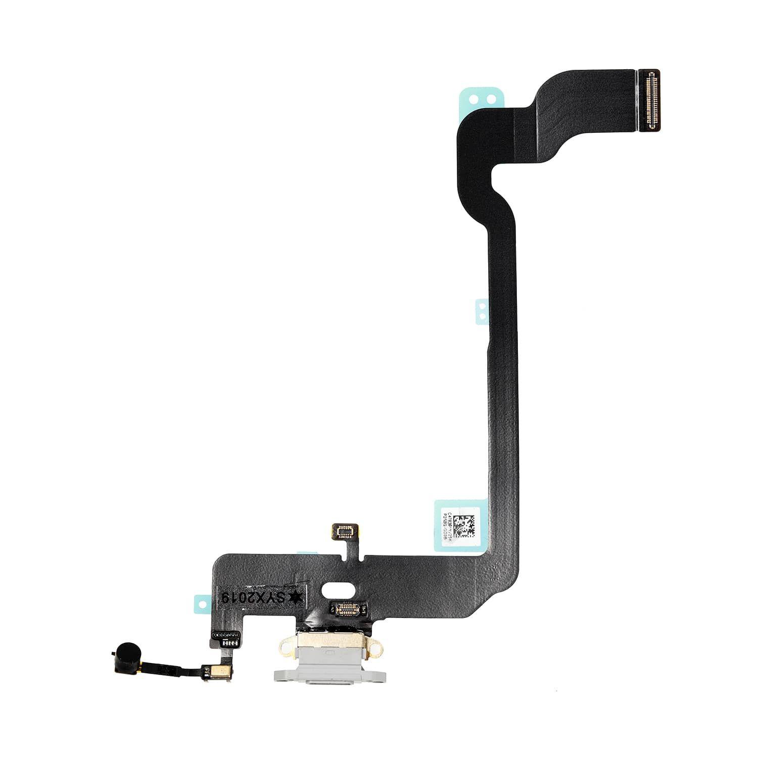 Flex s USB nabíjecím konektorem iPhone Xs stříbrný