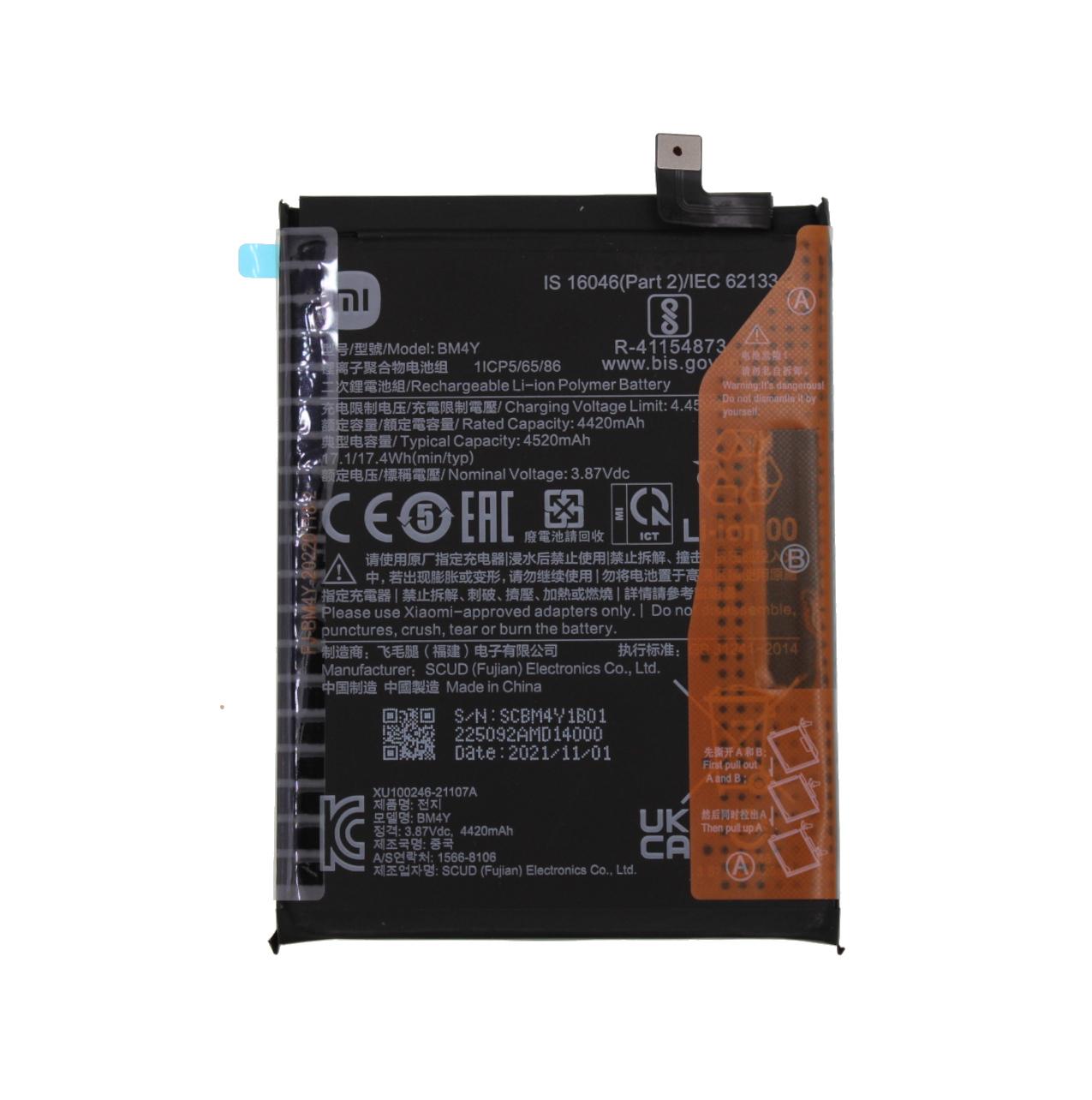 Originál baterie BY4Y Xiaomi Poco F3 - Xiaomi Mi 11X Pro