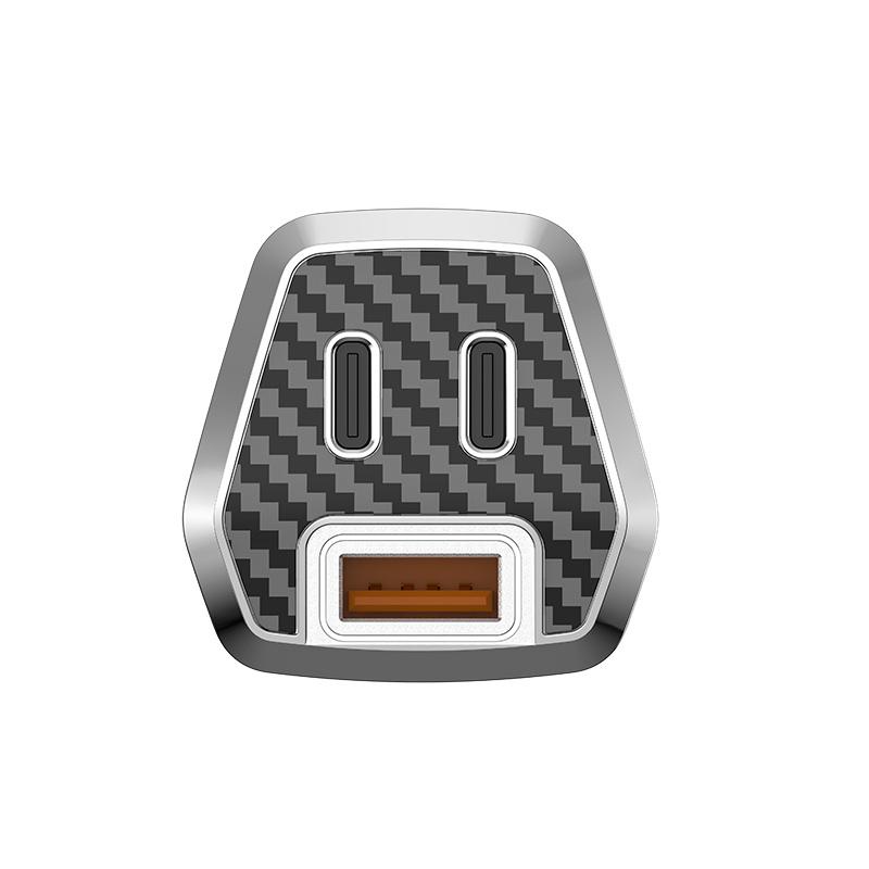 JELLICO ładowarka samochodowa - F15 PD 88,5W 2x USB-C + USB-A QC3.0 czarna